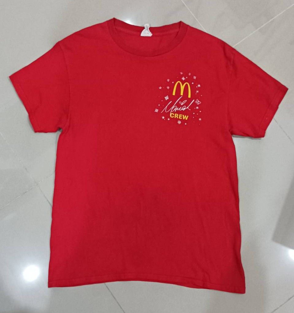 Rap Tees McDonald's Mariah Carey Holiday /Christmas Crew T Shirt Size M / US 6-8 / IT 42-44 - 1 Thumbnail