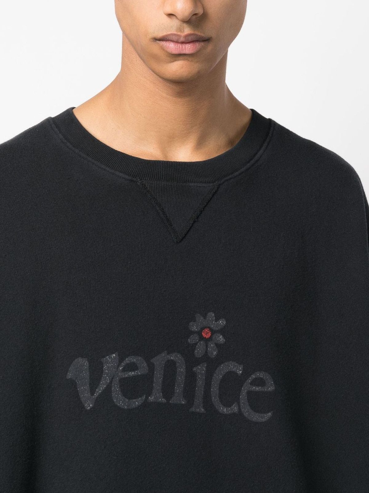 ERL o1y0125 Crewneck Sweatshirt in Black Size US XL / EU 56 / 4 - 2 Thumbnail