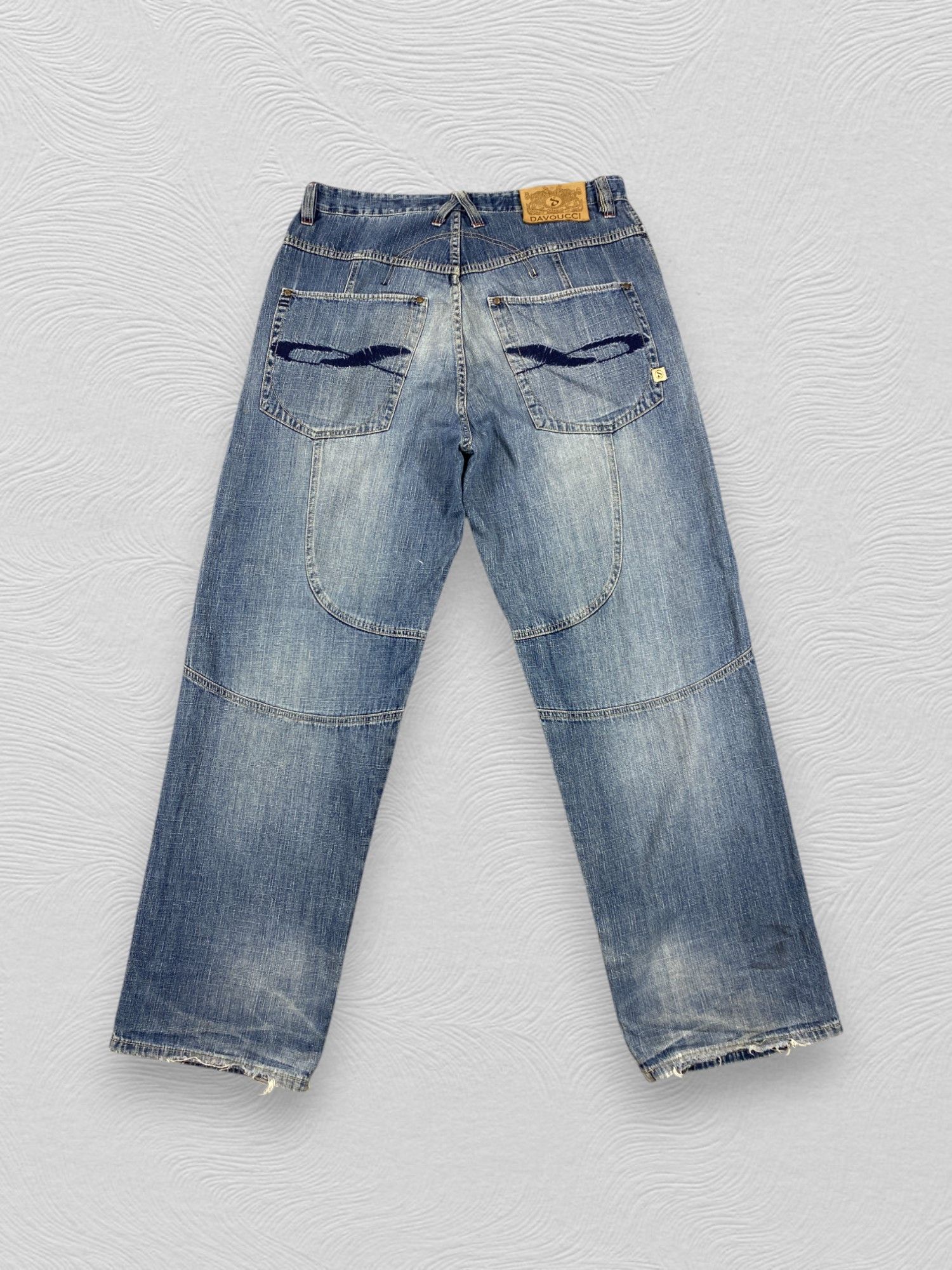 If Six Was Nine Vintage Davoucci Baggy/Balloon Jeans 36x32 Denim- JN3932 Size US 36 / EU 52 - 2 Thumbnail