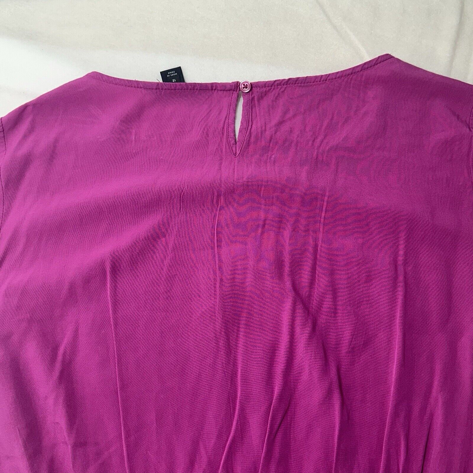 J.Crew J. Crew 12 Magenta Pink Mini Dress Pullover Pockets Size XL / US 12-14 / IT 48-50 - 15 Thumbnail