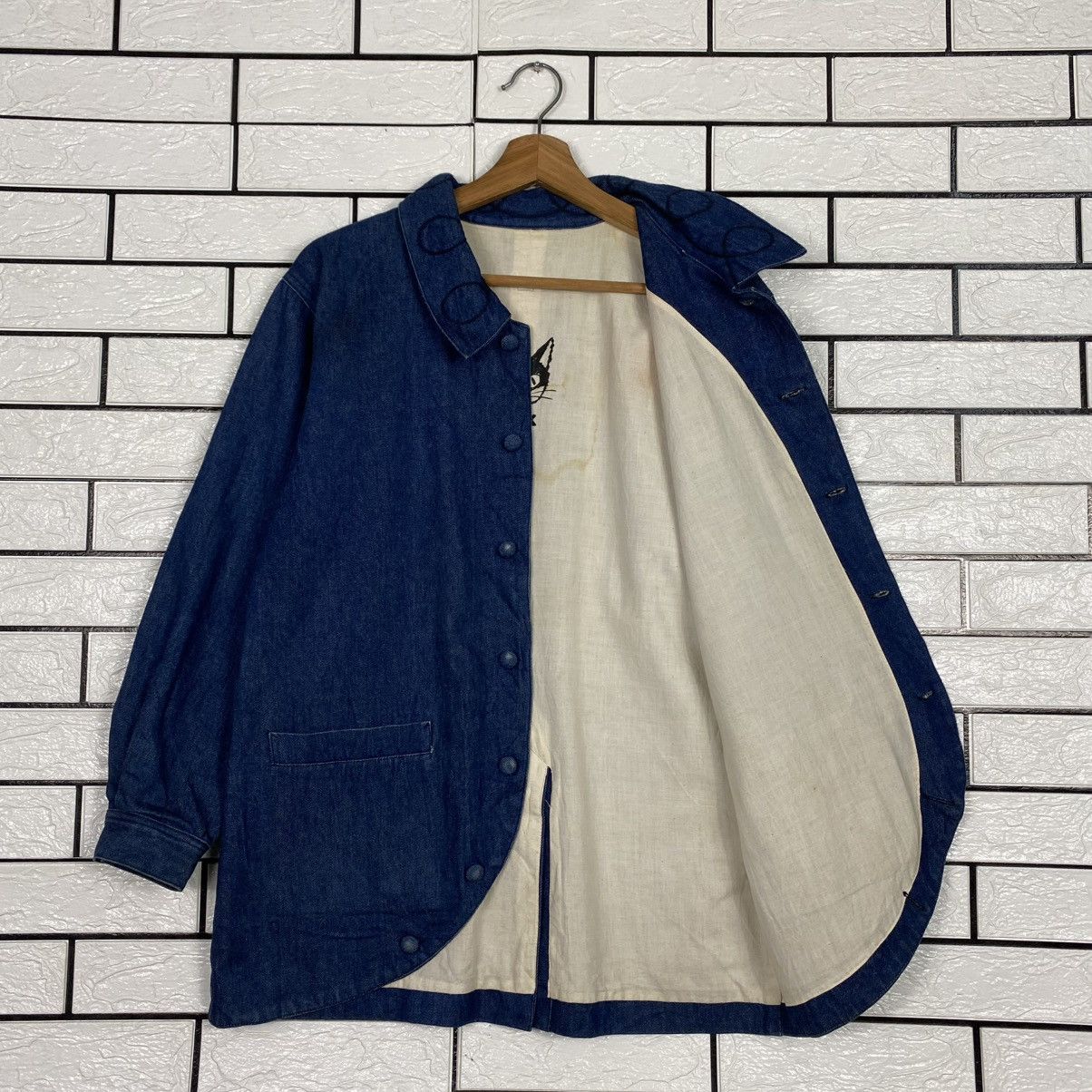 Indigo 🔥HICKORY CHORE DENIM JACKET HIKOOSEN ISSEY MIYAKE Size US M / EU 48-50 / 2 - 11 Thumbnail