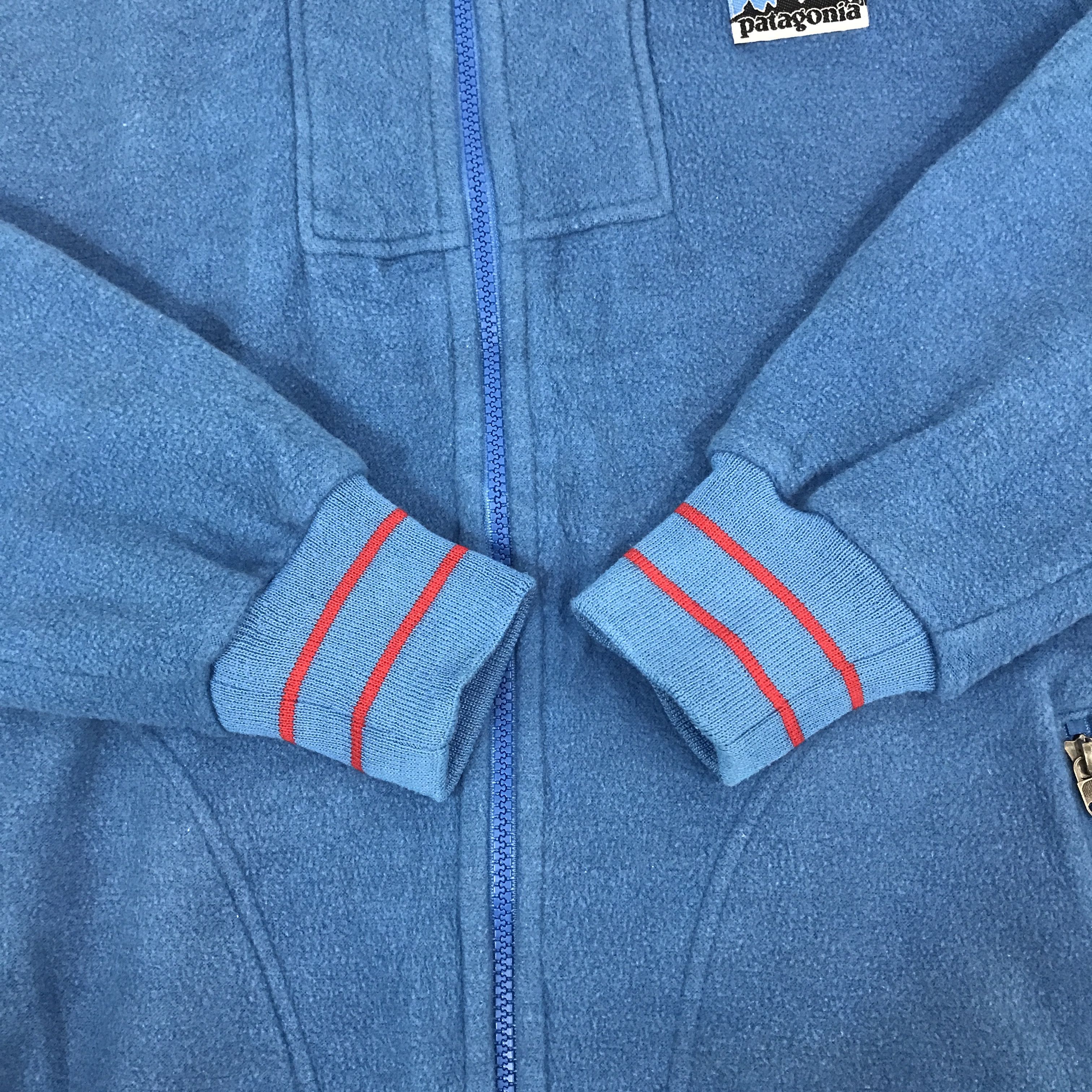Patagonia Vintage Patagonia Blue Fleece zipper Jacket Size US M / EU 48-50 / 2 - 7 Thumbnail