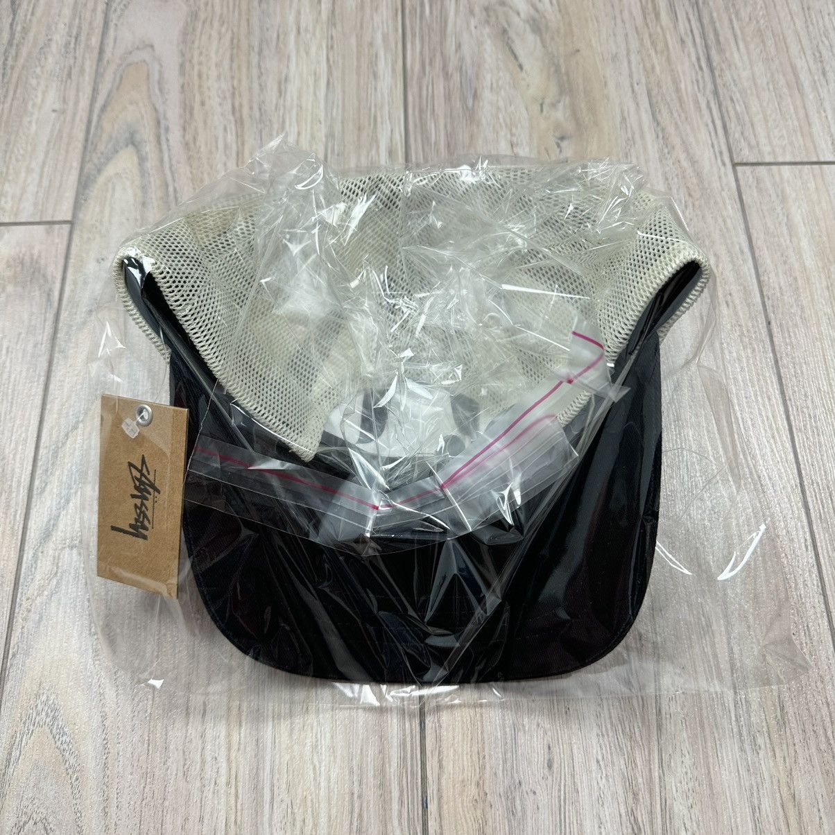 Stussy Stussy Low Pro Workgear Strapback Black Trucker Mesh Hat Size ONE SIZE - 5 Thumbnail