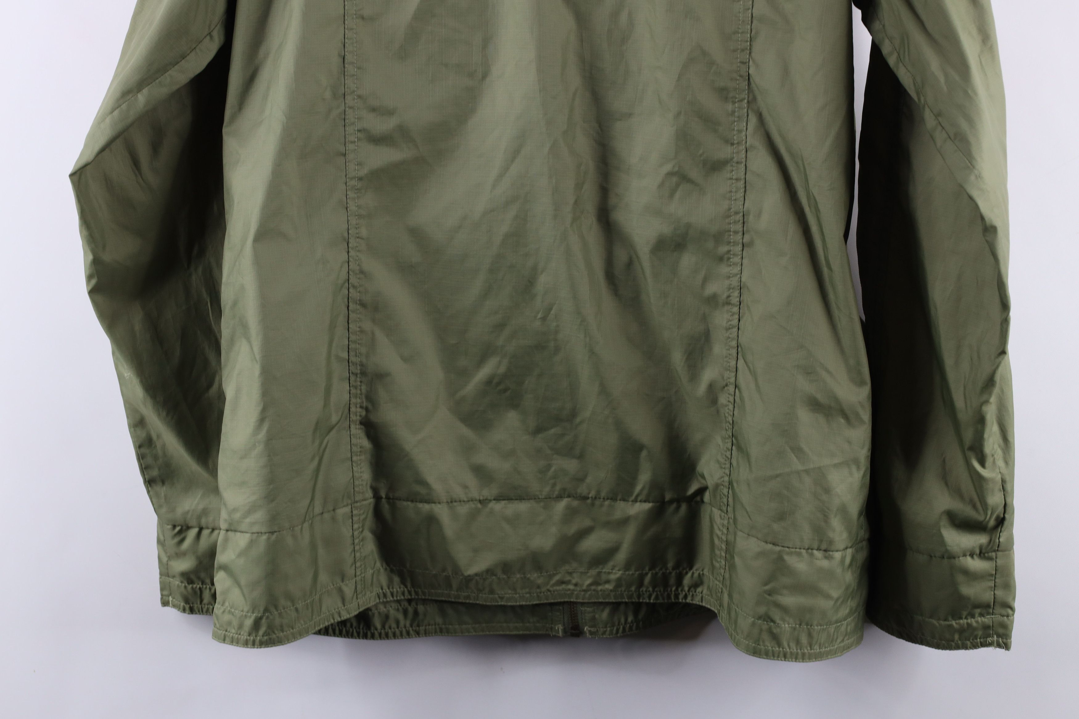 Under Armour × Vintage Under Armour Ripstop Military Style Hooded Rain Jacket Size L / US 10 / IT 46 - 13 Thumbnail