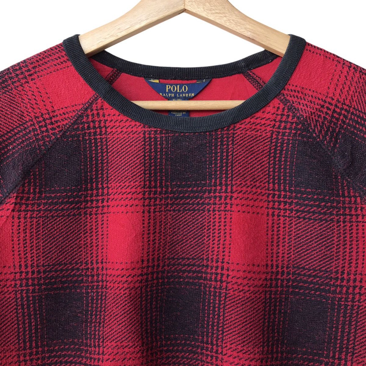 Polo Ralph Lauren × Ralph Lauren Polo Ralph Lauren RL WMN Buffalo Plaid Checkered Sweater Size XL / US 12-14 / IT 48-50 - 3 Thumbnail