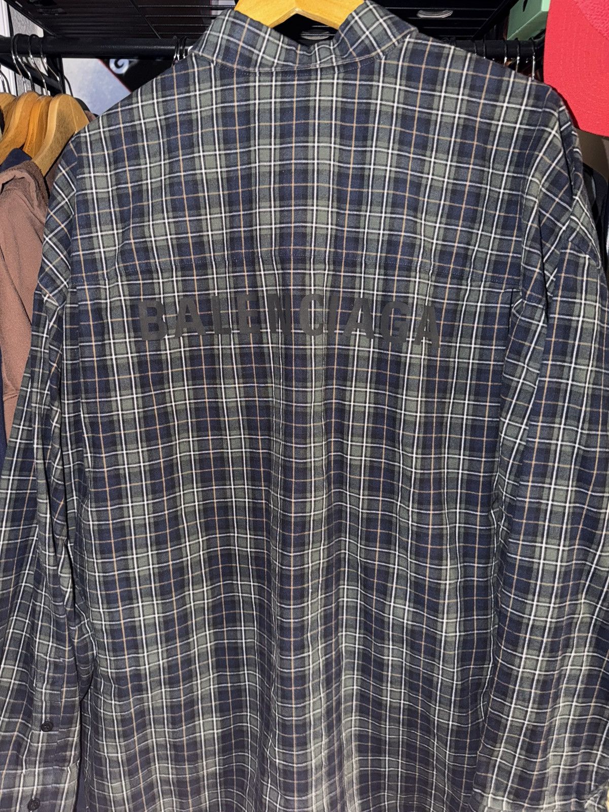 Balenciaga Balenciaga plaid oversized shirt Size US L / EU 52-54 / 3 - 2 Thumbnail