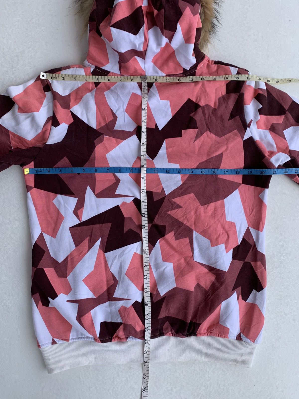 Japanese Brand AMAZING SUPEON ABSTRAC IFSIXWAS LGBSTYLE FUR HOOD Size US L / EU 52-54 / 3 - 11 Thumbnail