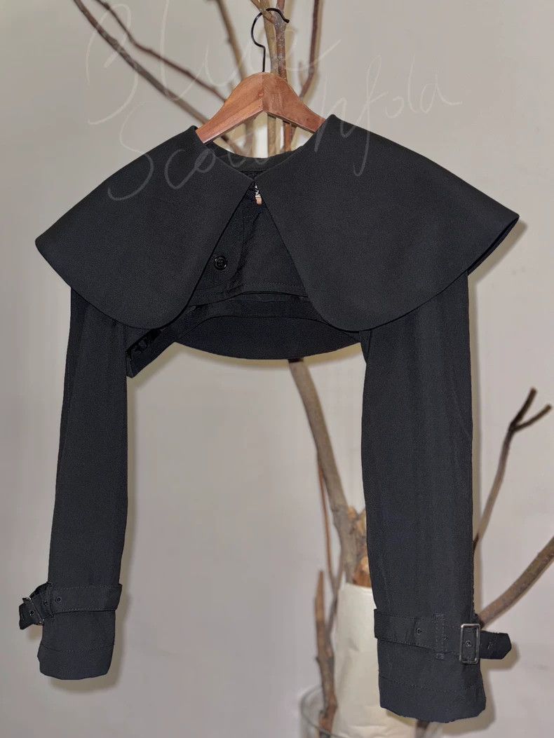 Comme des Garcons Comme Des Garcons Short trench coat with large lapel Size S / US 4 / IT 40 - 2 Thumbnail