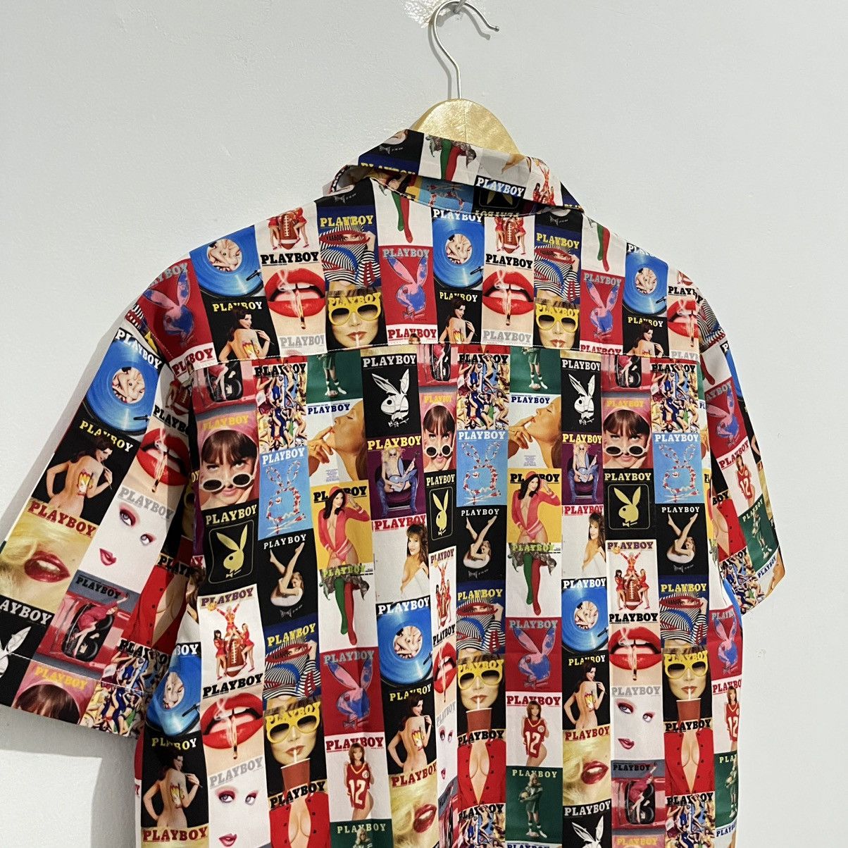 Playboy Y2k Playboy Magazine Cover Print Button Up Shirt Size US M / EU 48-50 / 2 - 12 Thumbnail