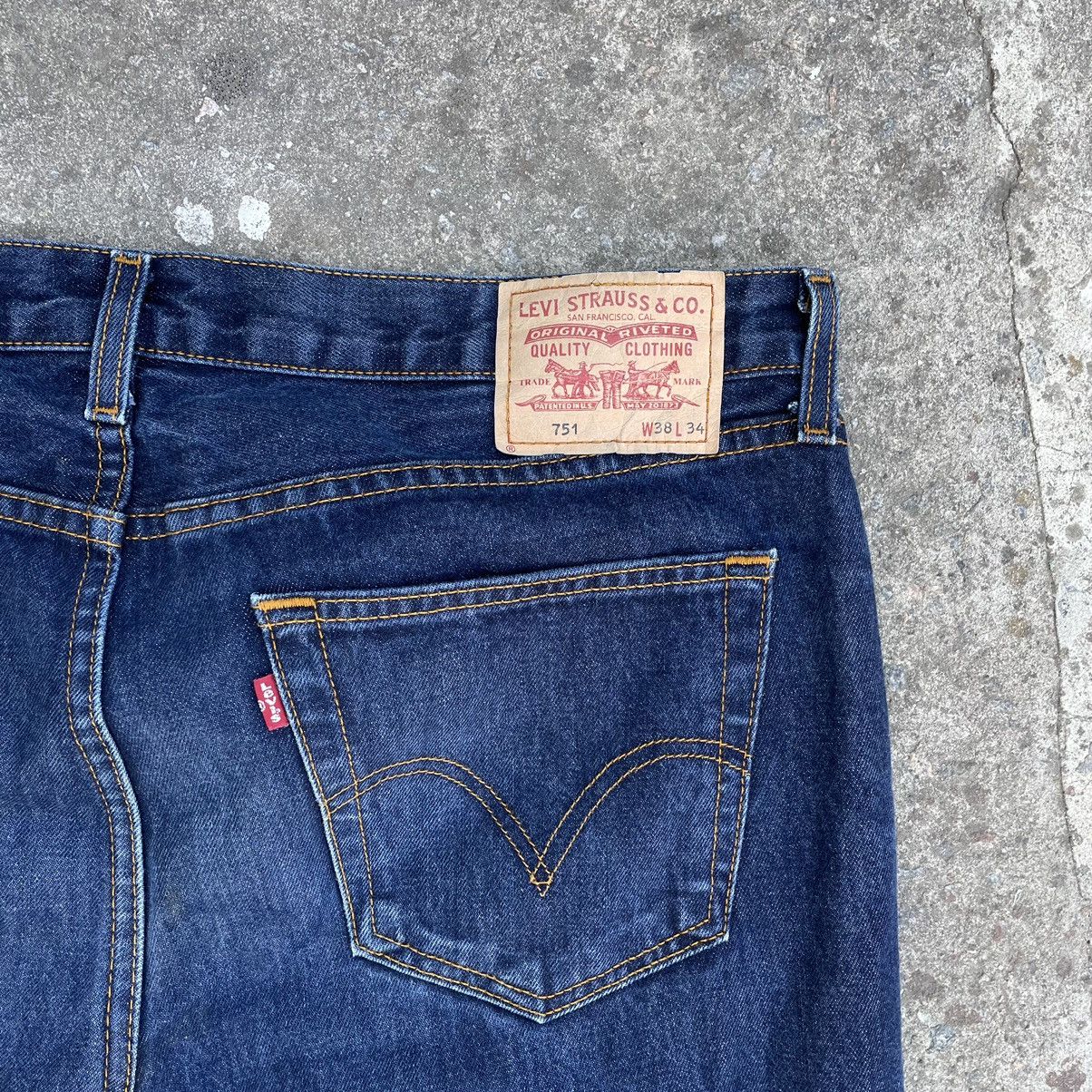 Levi's Vintage Levi’s Casual Pants 751 Jeans W38xL34 90s Y2K USA Size US 38 / EU 54 - 6 Thumbnail