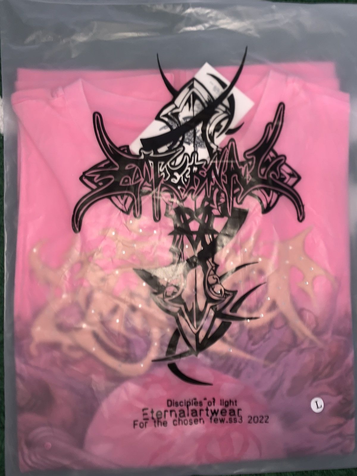 Other Eternal Artwear “ Skull “ Rhinestone Short Sleeve Sz.L Size US L / EU 52-54 / 3 - 11 Thumbnail