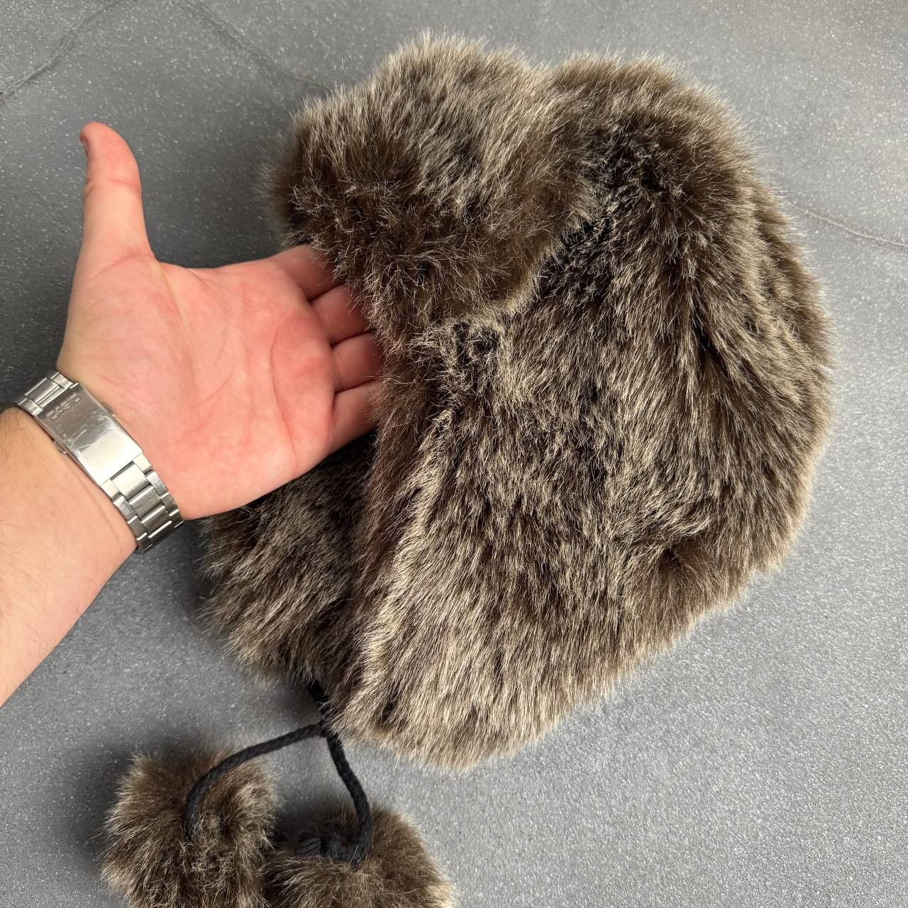 Japanese Brand Y2K Faux Fur 2000's Vintage Unisex Ushanka Hat Size ONE SIZE - 2 Thumbnail