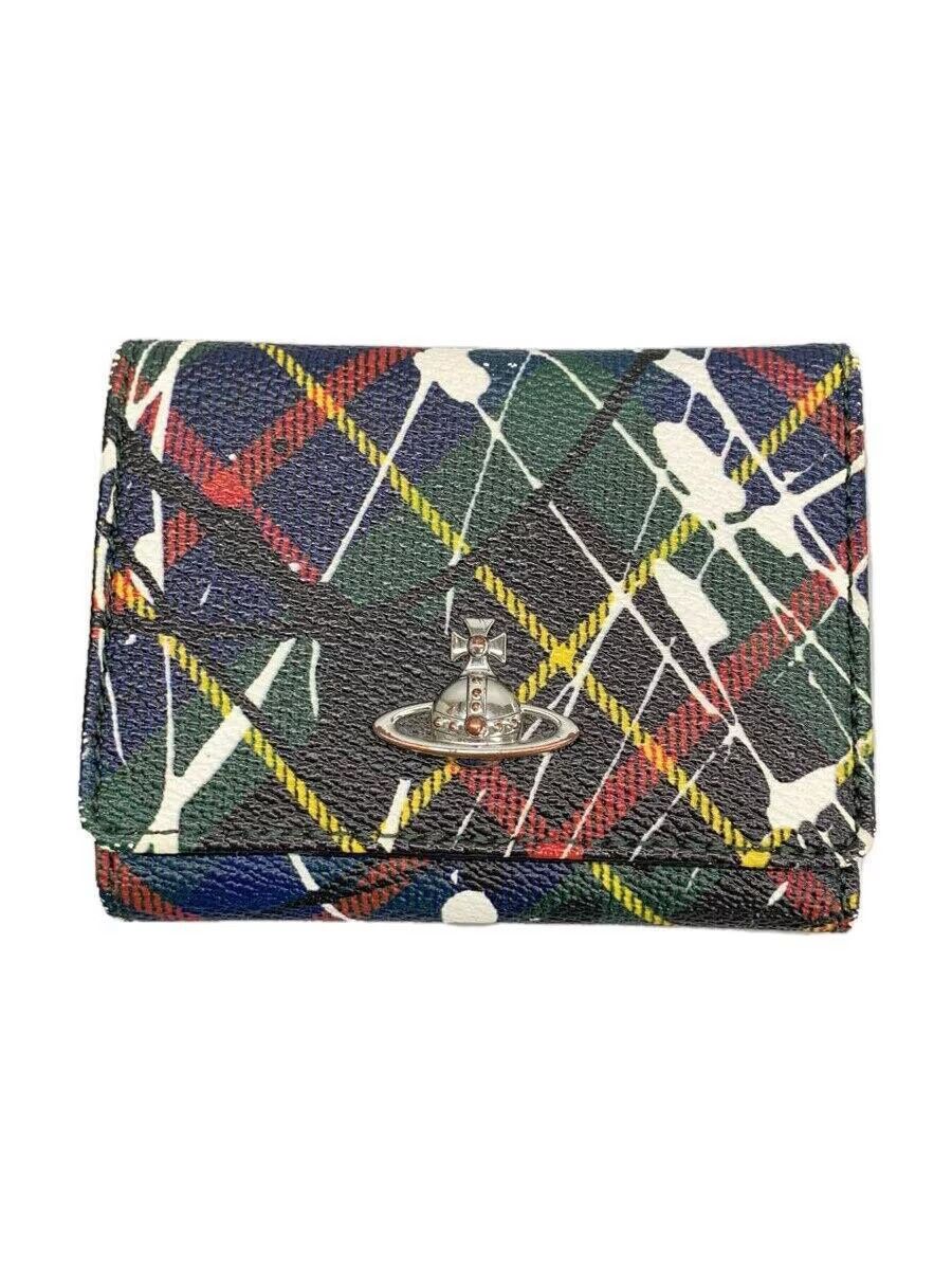 Vivienne Westwood Paint Splatter Orb Leather Wallet Size ONE SIZE - 1 Thumbnail