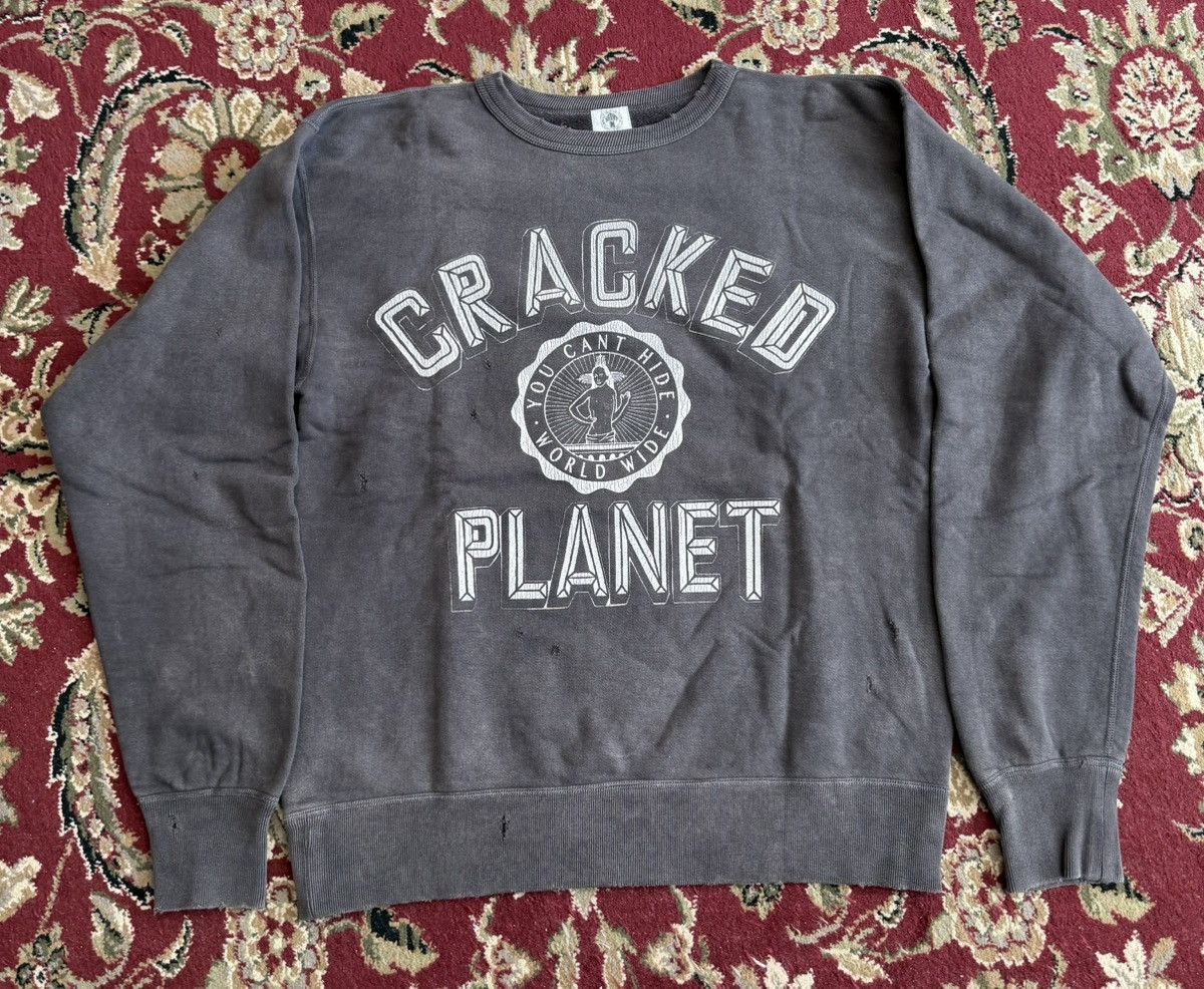 DENIM TEARS × Saint Michael Saint Michael Cracked Planet Sweater Size US M / EU 48-50 / 2 - 1 Thumbnail