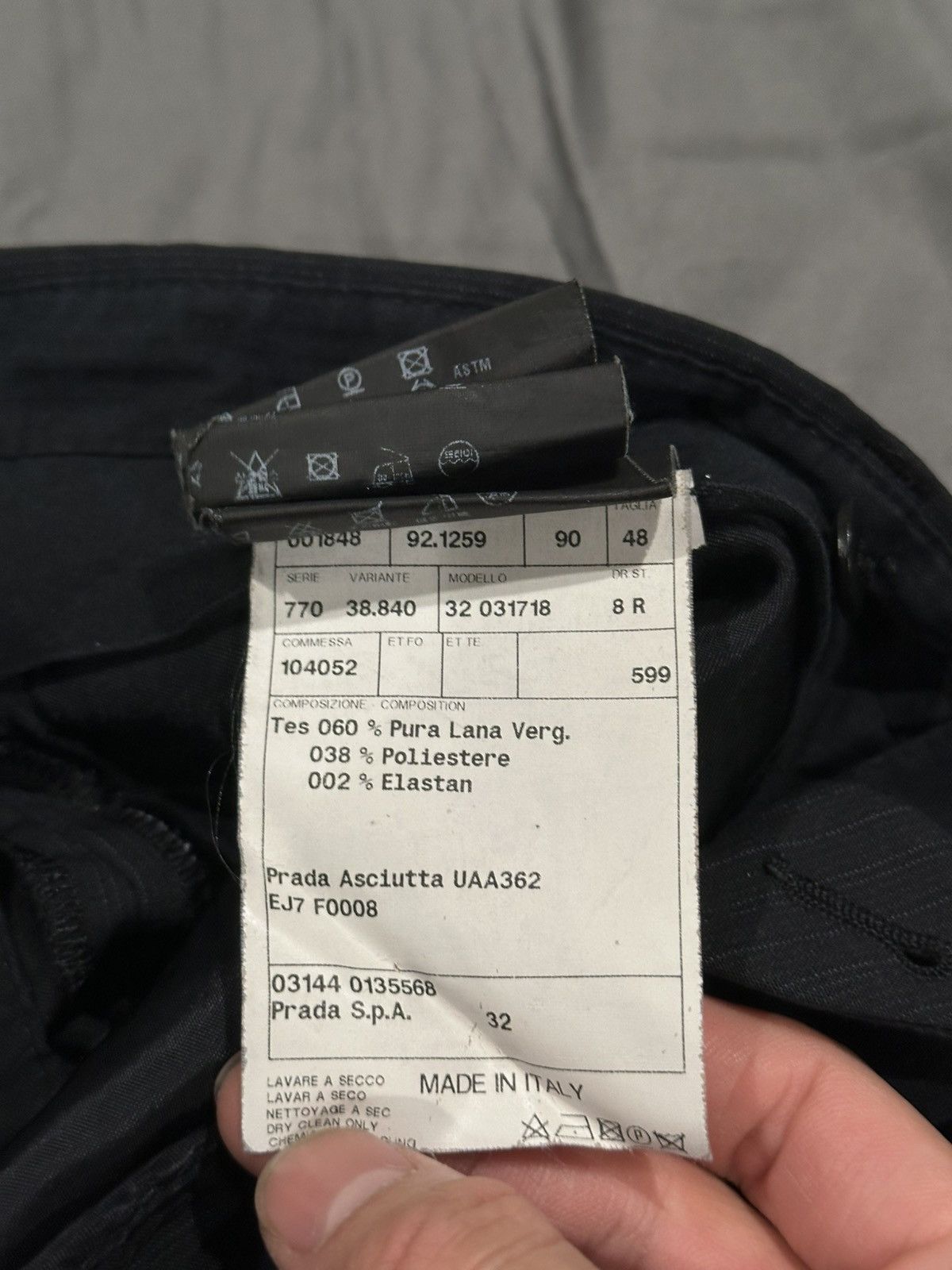 Prada Pinstripe Trousers 48 Size US 32 / EU 48 - 9 Thumbnail