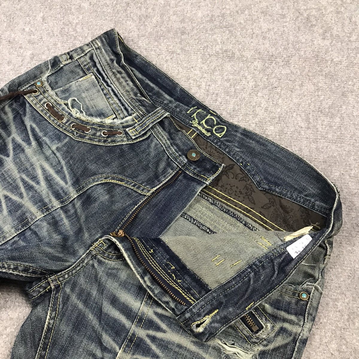 Japanese Brand × Vintage JAPANESE STYLE DENIM DISTRESSED PUNK JAPAN PANTS Size US 31 - 16 Thumbnail