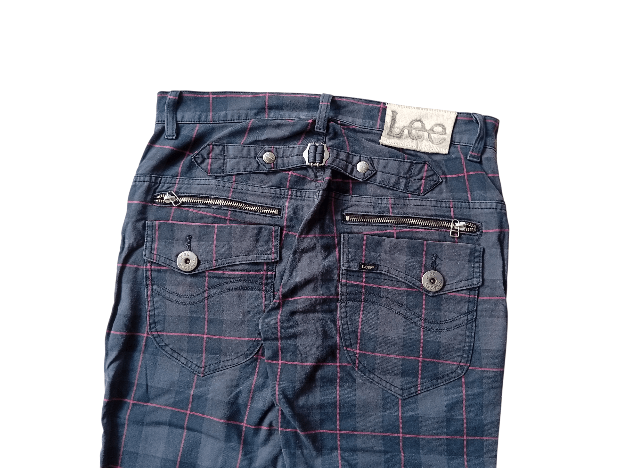 Lee Vintage Lee cowboys bondage plaid pants Size US 32 / EU 48 - 4 Thumbnail
