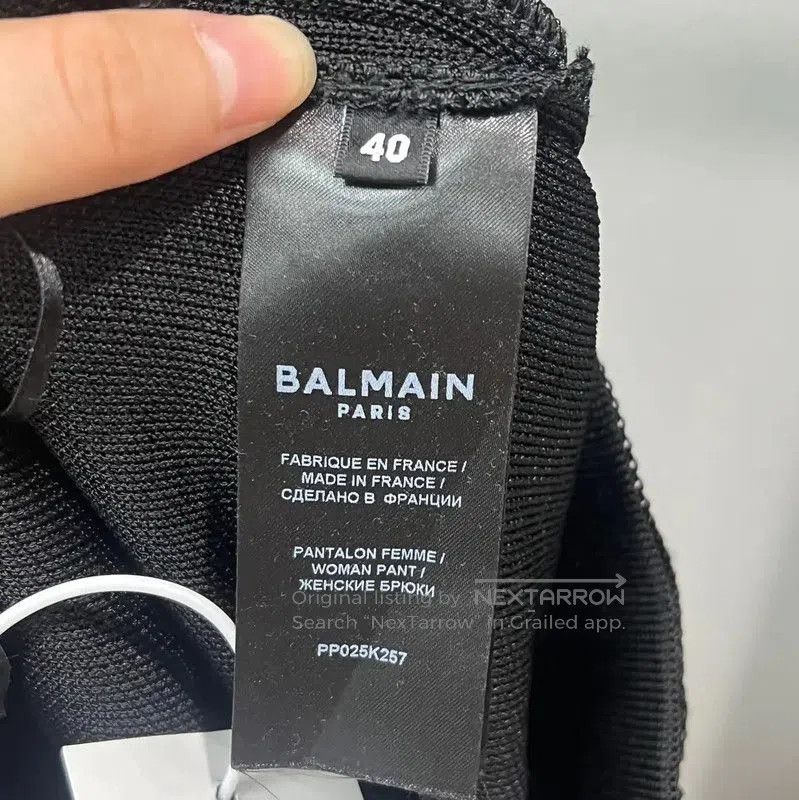 Balmain Balmain Black Casual Cotton Pants . Size 30" / US 8 / IT 44 - 5 Thumbnail
