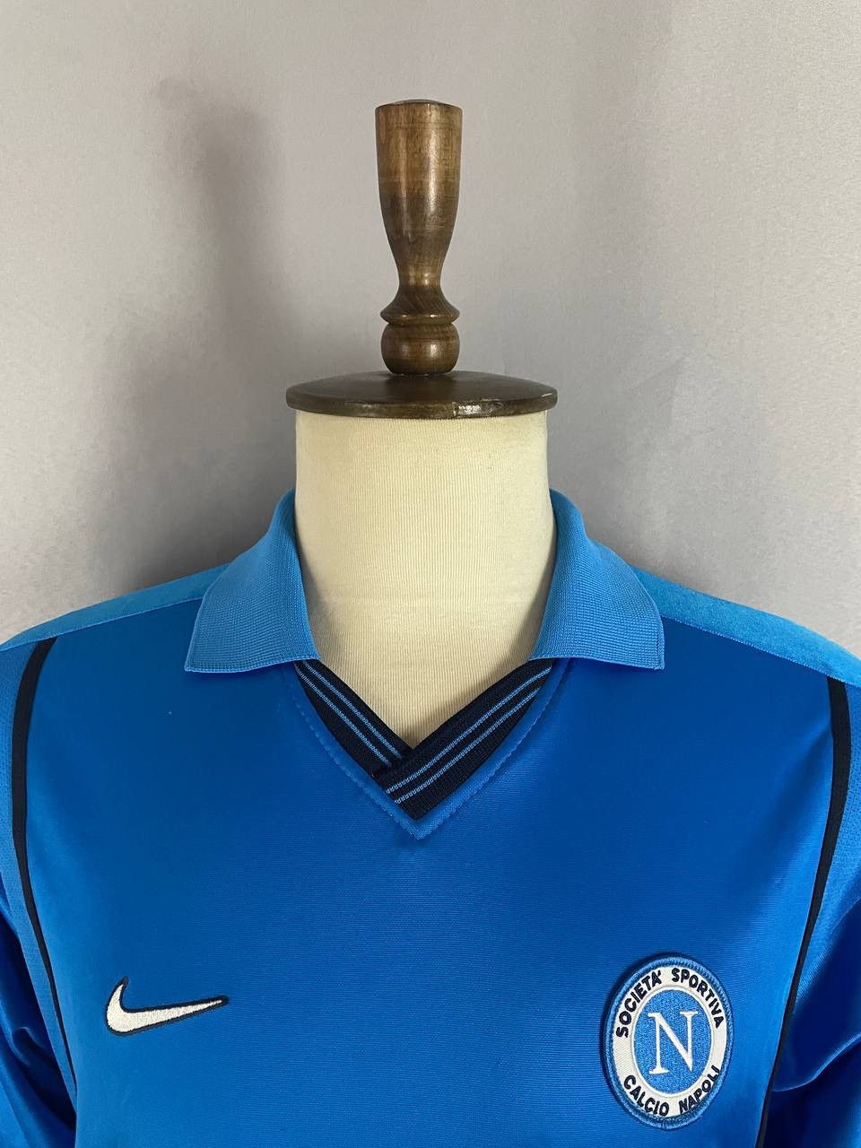 Nike Nike FC Napoli 18 Lucenti Vintage Soccer Jersey Tee T Shirt Size US L / EU 52-54 / 3 - 3 Thumbnail