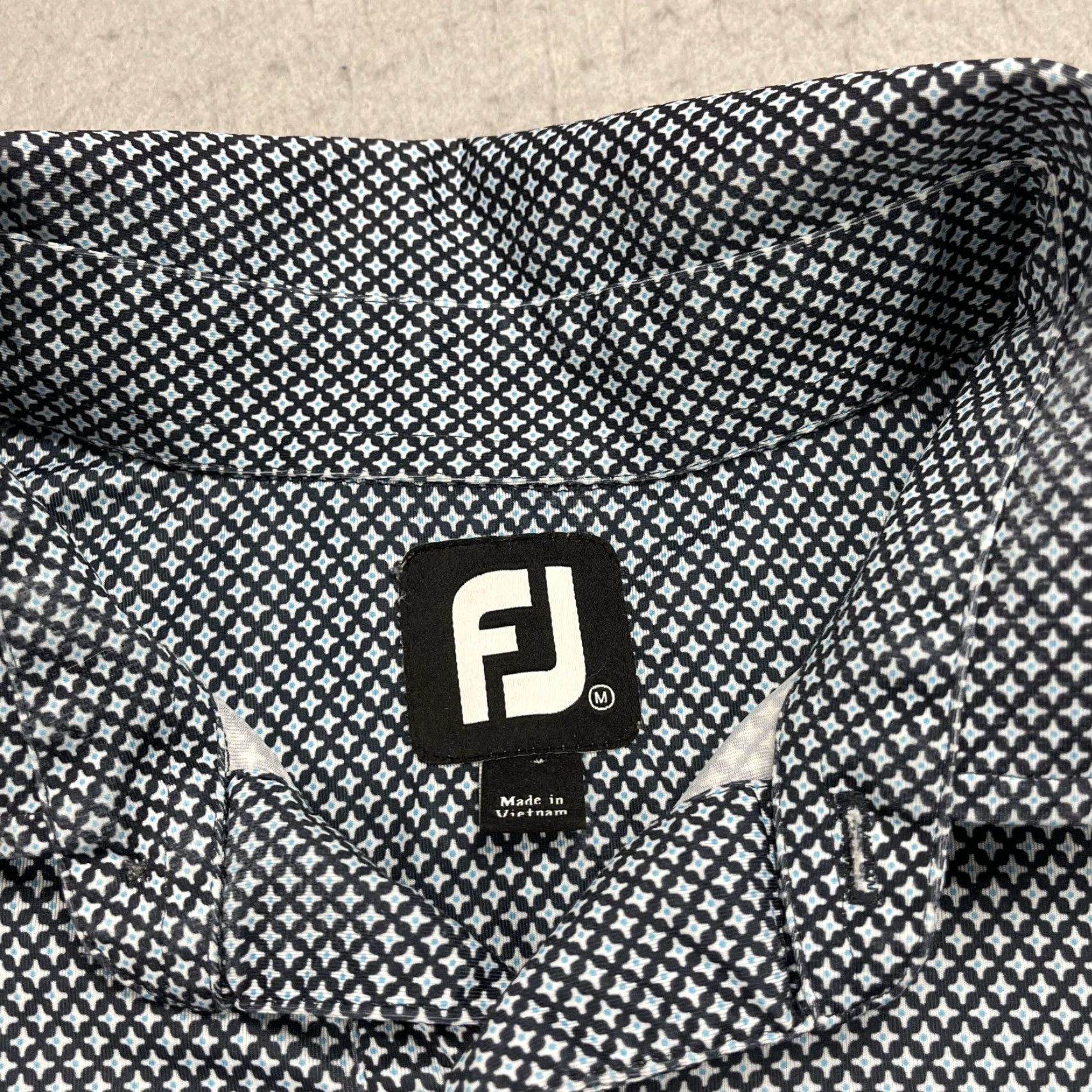 Footjoy FootJoy Medinah Country Club Polo Shirt Mens M Blue Logo Golf Performance Polo Size US M / EU 48-50 / 2 - 4 Thumbnail