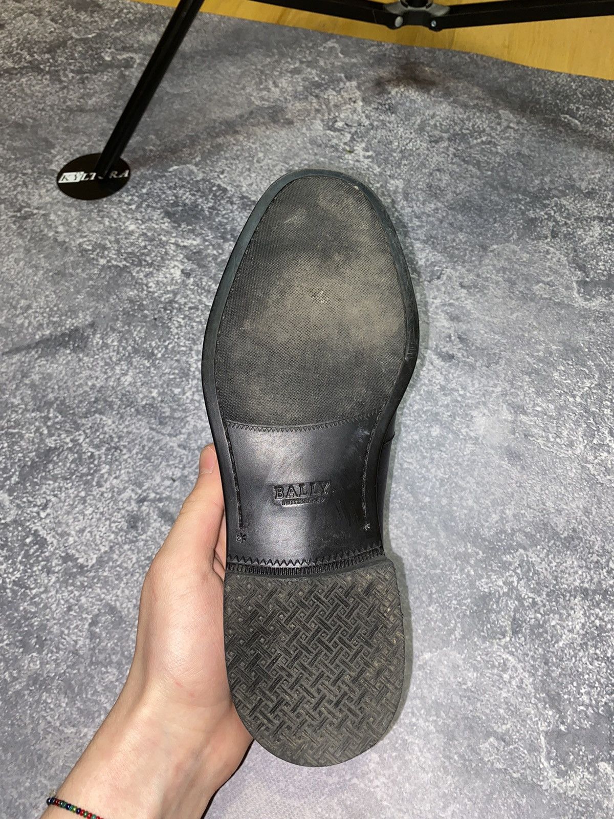 Bally Leather Slip On Loafers