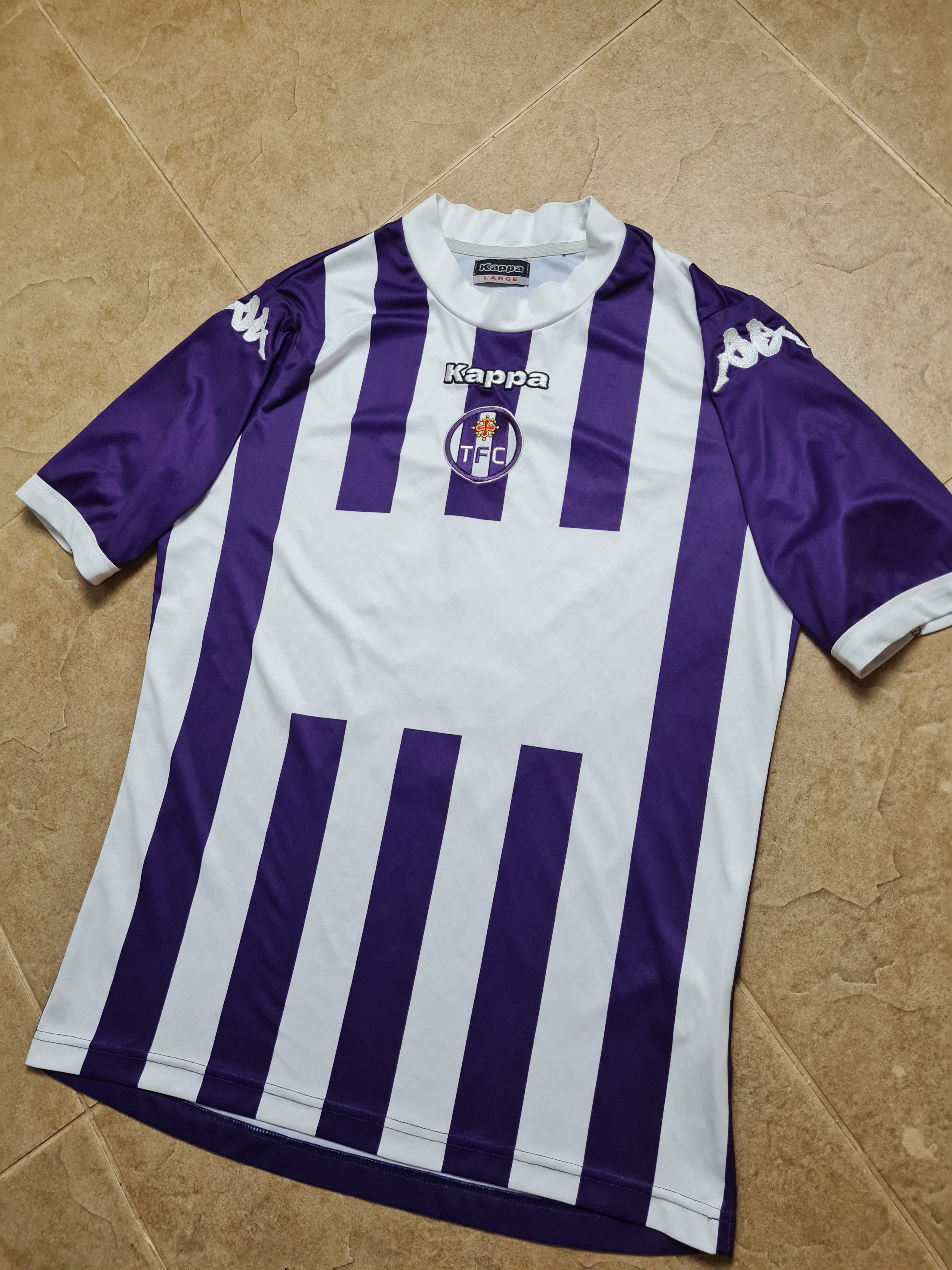 Kappa Football Jersey Maillot Toulouse Kappa #9 VintageTFC Soccer Size US L / EU 52-54 / 3 - 3 Thumbnail