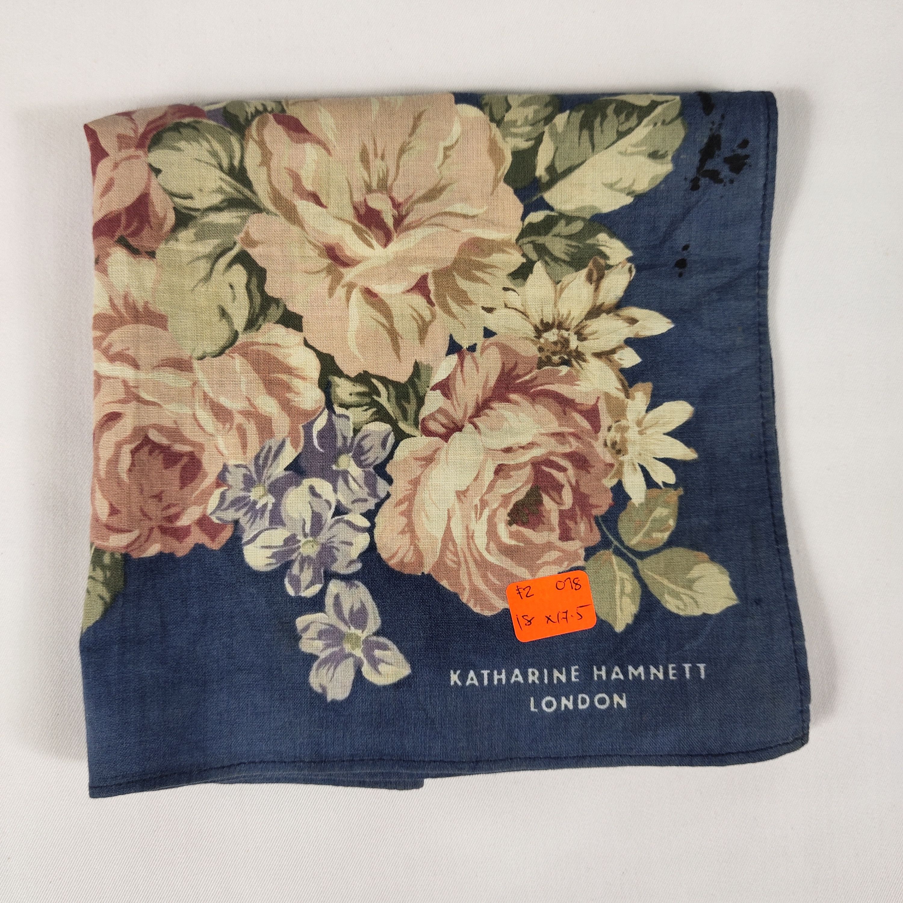 Katharine Hamnett London × Vintage Katharine Hamnett Handkerchief / Neckerchief / Bandana Size ONE SIZE - 2 Thumbnail
