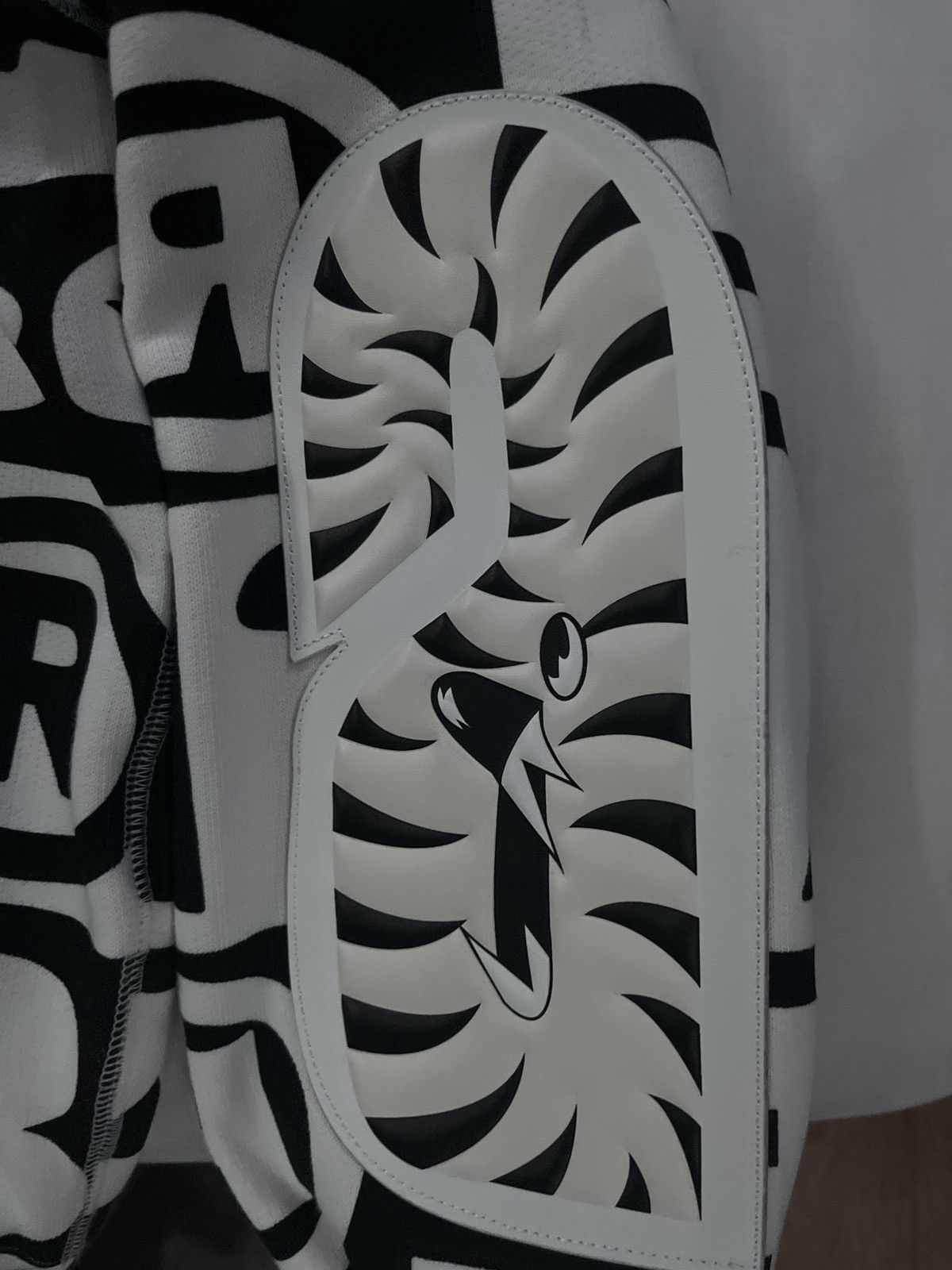 Bape BAPE Lux Sport Pattern Shark Full Zip Hoodie 'Ivory' Size US M / EU 48-50 / 2 - 4 Thumbnail