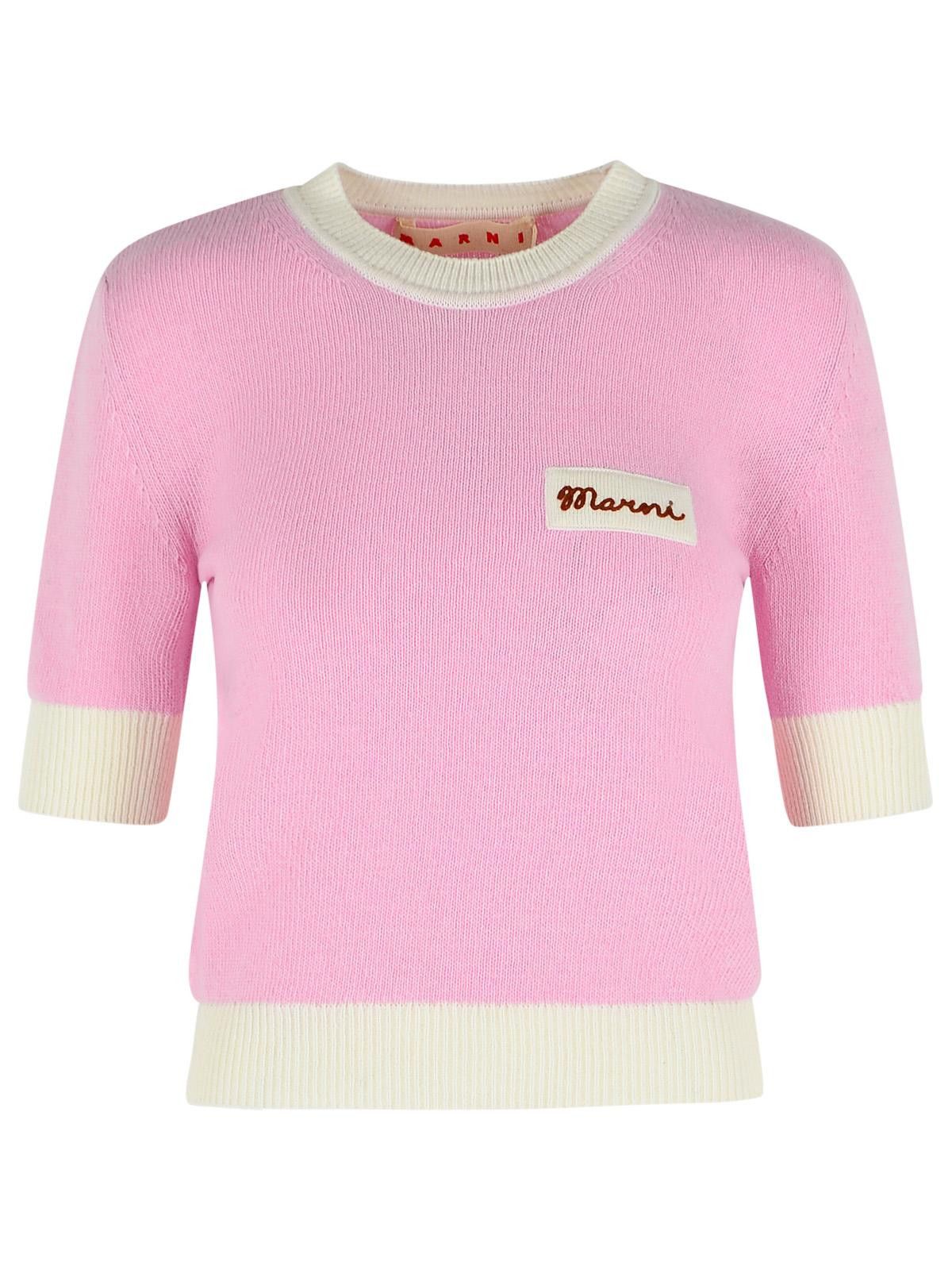 Marni MARNI Pink Wool Blend Sweater Size M / US 6-8 / IT 42-44 - 1 Thumbnail