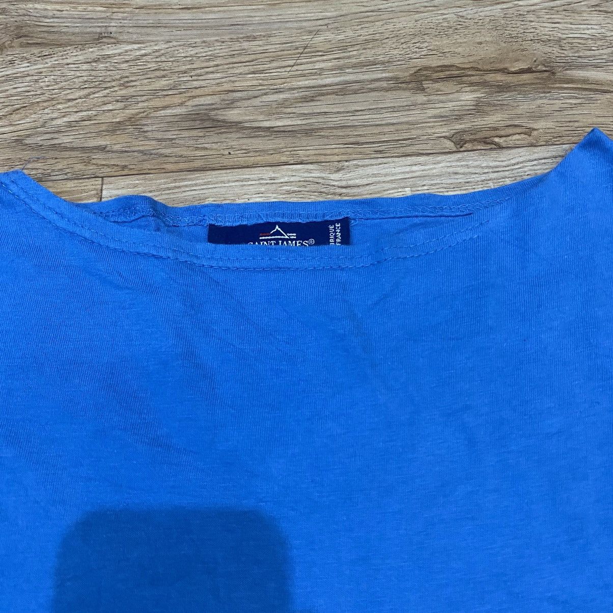 Saint James 1990s Saint James Blue Tee Size US L / EU 52-54 / 3 - 4 Thumbnail