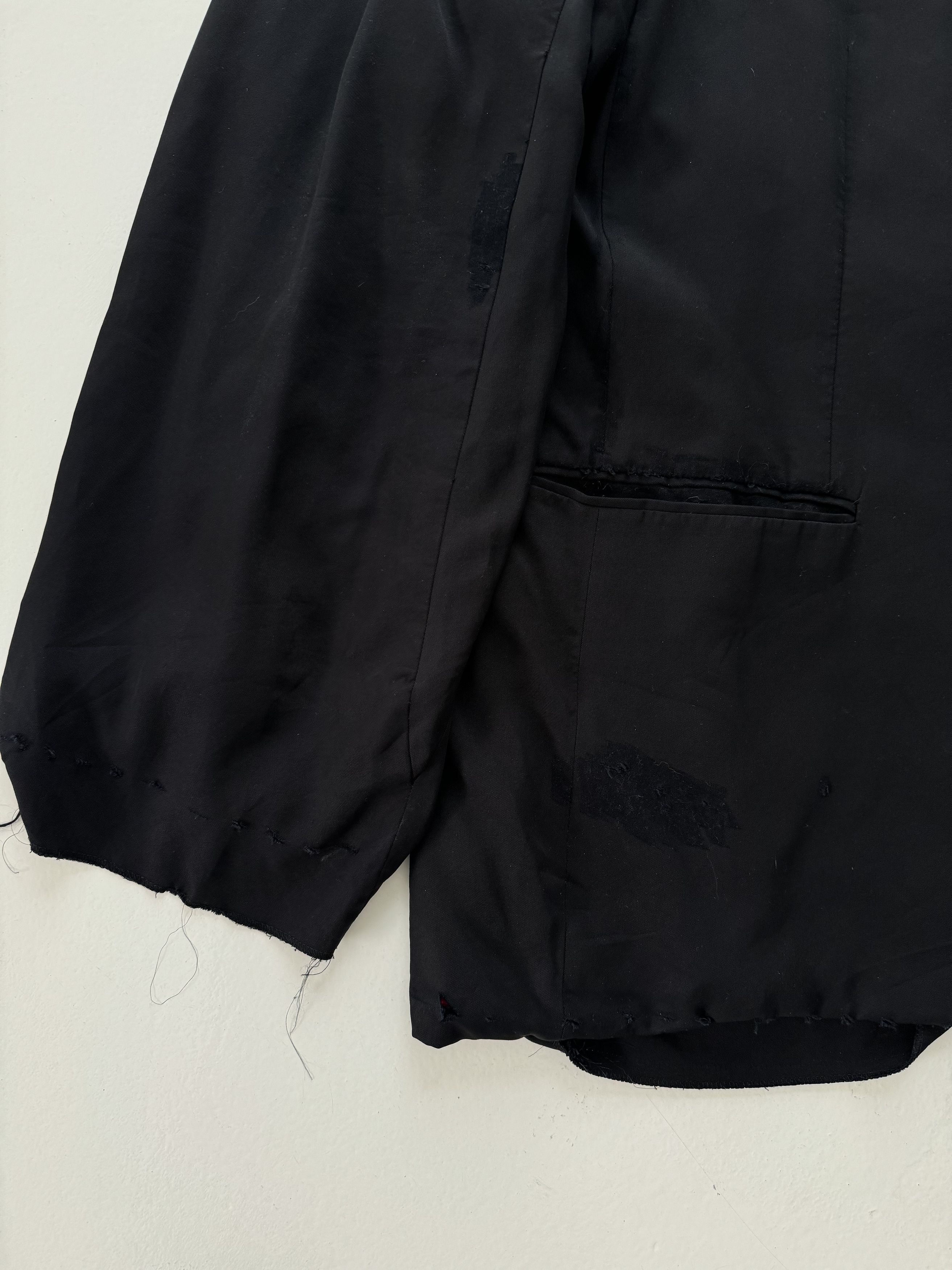 Balenciaga Balenciaga silk tuxedo ripped blazer Size 54L - 6 Thumbnail