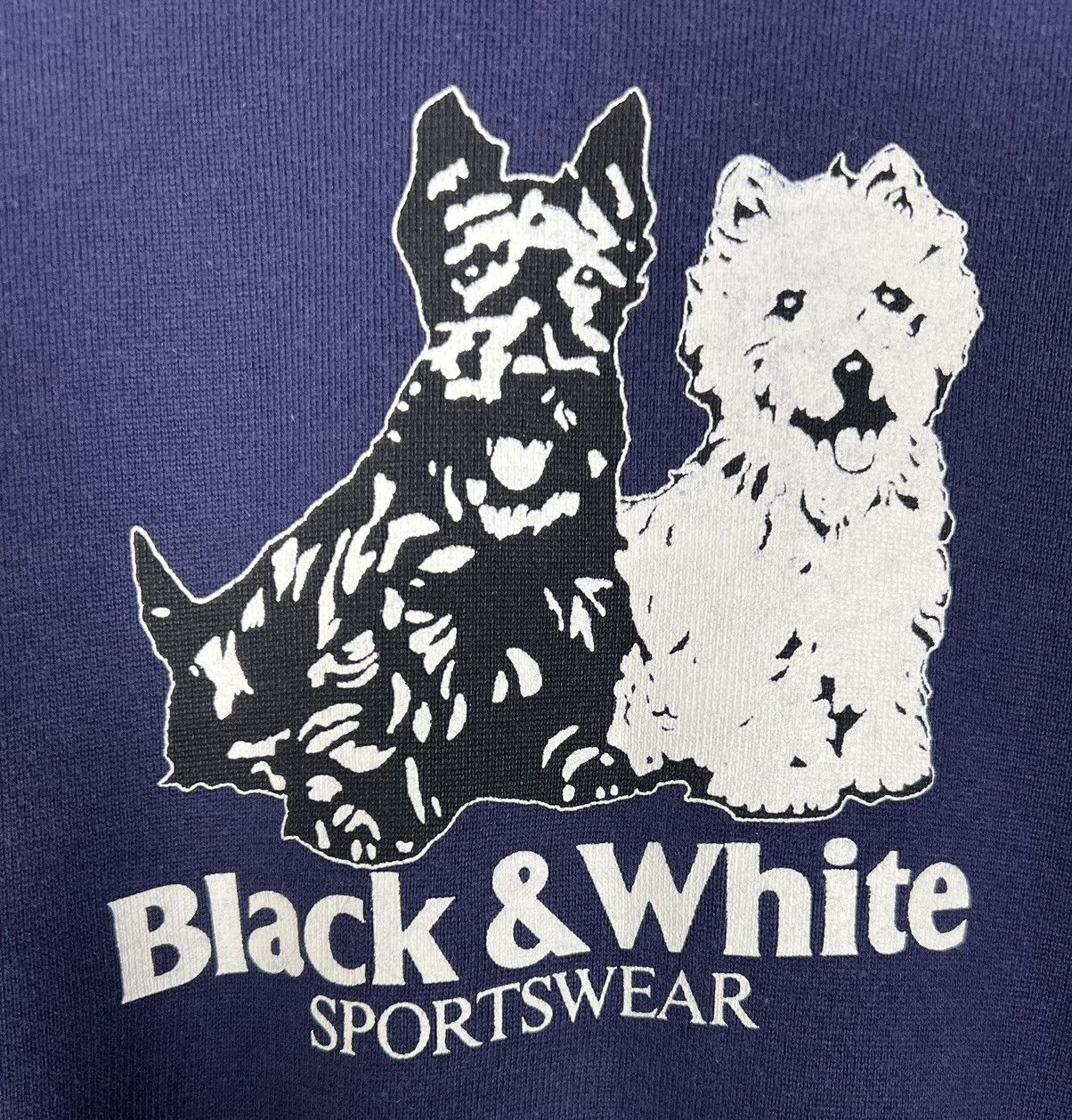 Japanese Brand × Vintage Vintage Black & White Sportwear Sweatshirt Size US M / EU 48-50 / 2 - 7 Thumbnail