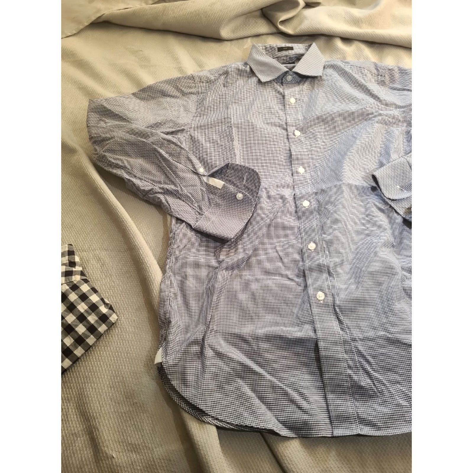 Vintage J Crew Shirt Mens M Tall Blue Cotton Buttoned Collared Long Sleeve Plaid Tops Lot Size US M / EU 48-50 / 2 - 5 Thumbnail