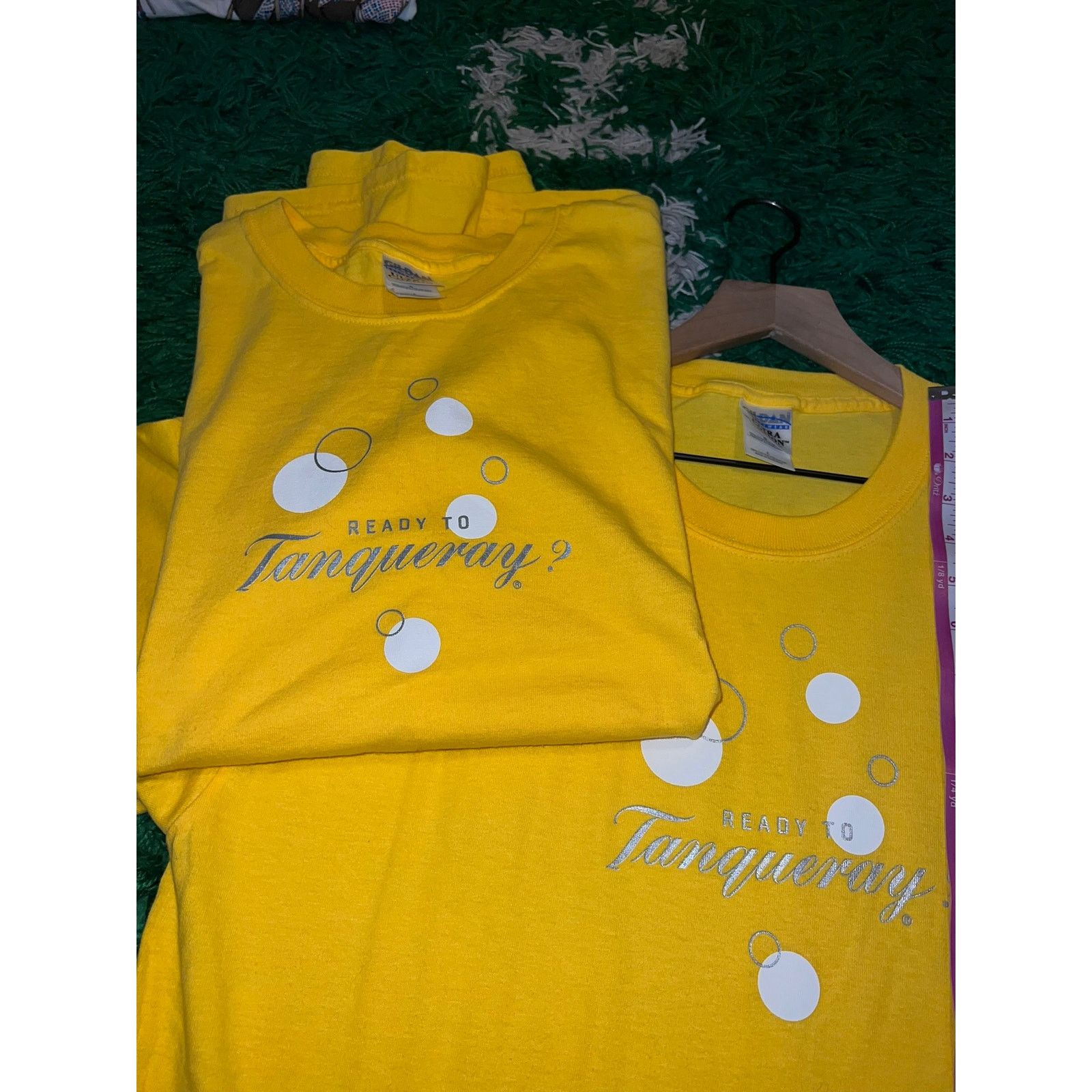 Gildan Vintage Gin Shirt Ready To Tanqueray Liquor Tee VTG Large Size US L / EU 52-54 / 3 - 8 Thumbnail