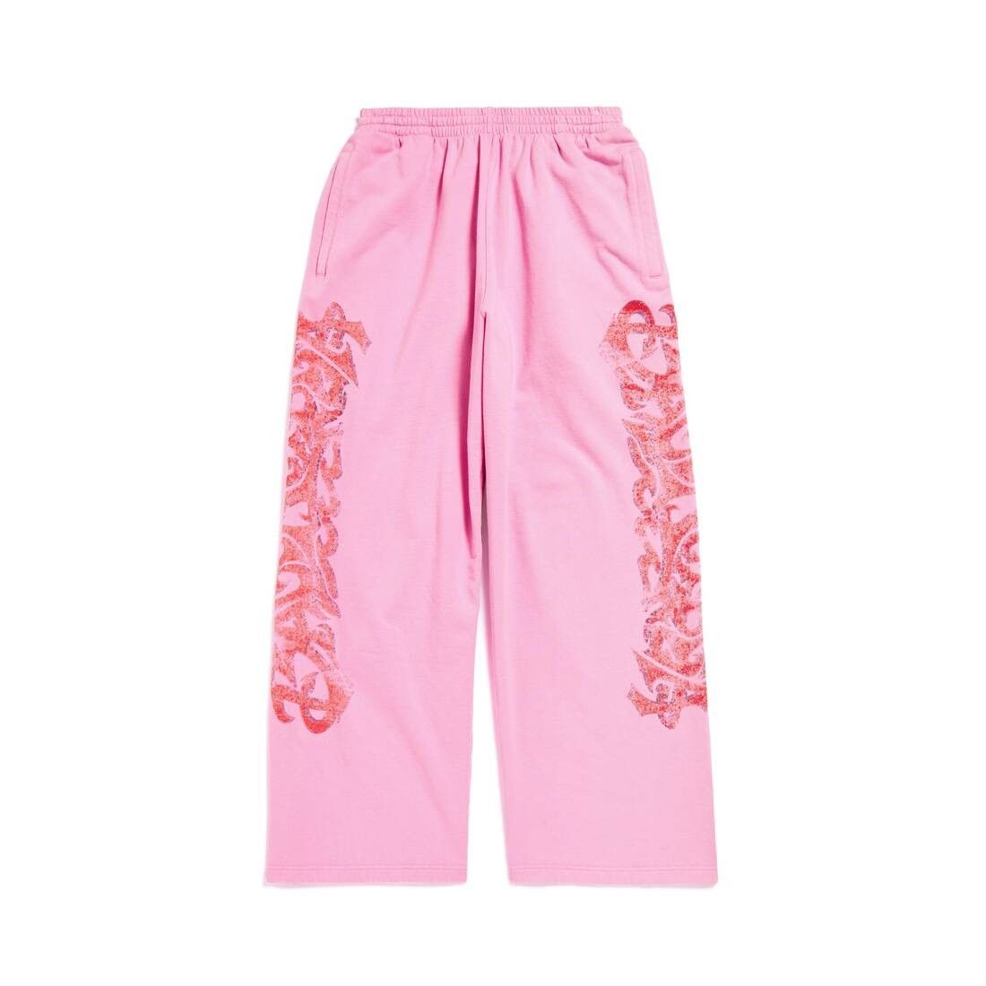 Balenciaga o1tr1nto0725 Offshore Baggy Sweatpants & Joggers in Pink Size US 32 / EU 48 - 1 Thumbnail