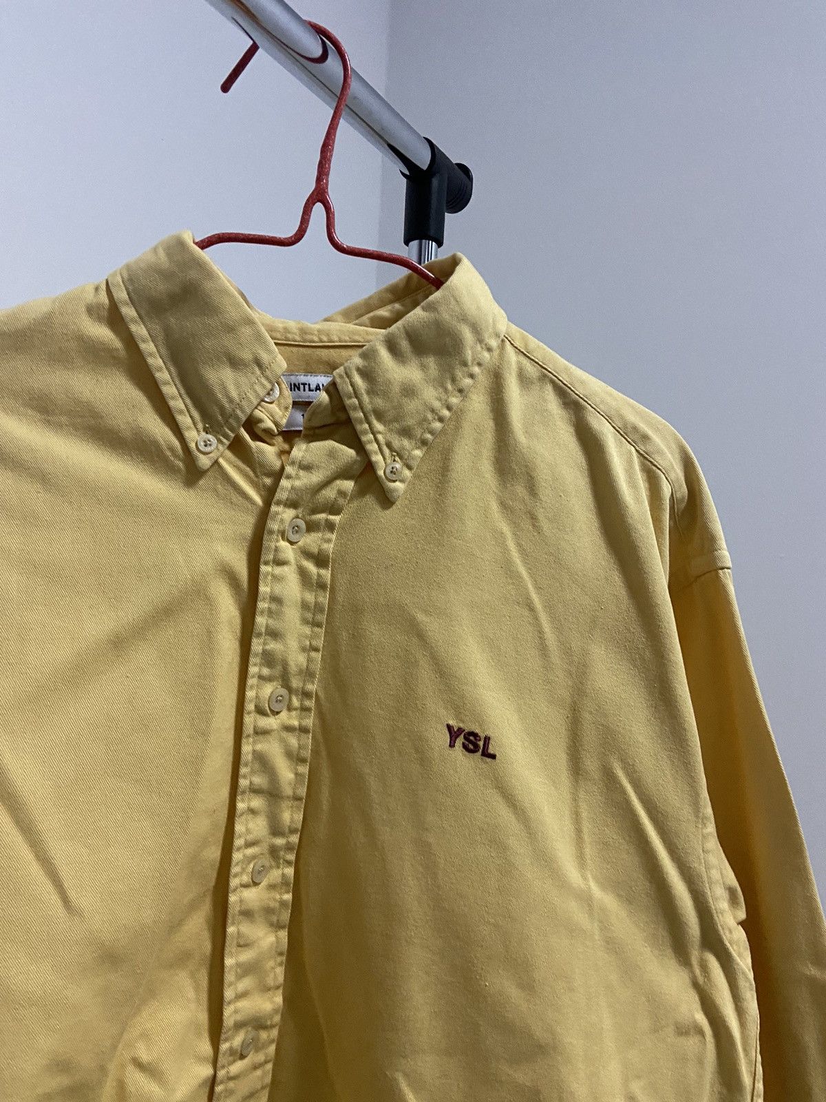 Vintage × Yves Saint Laurent Yves Saint Laurent Vintage Button Ups Luxury Small Logo YSL Size US M / EU 48-50 / 2 - 2 Thumbnail
