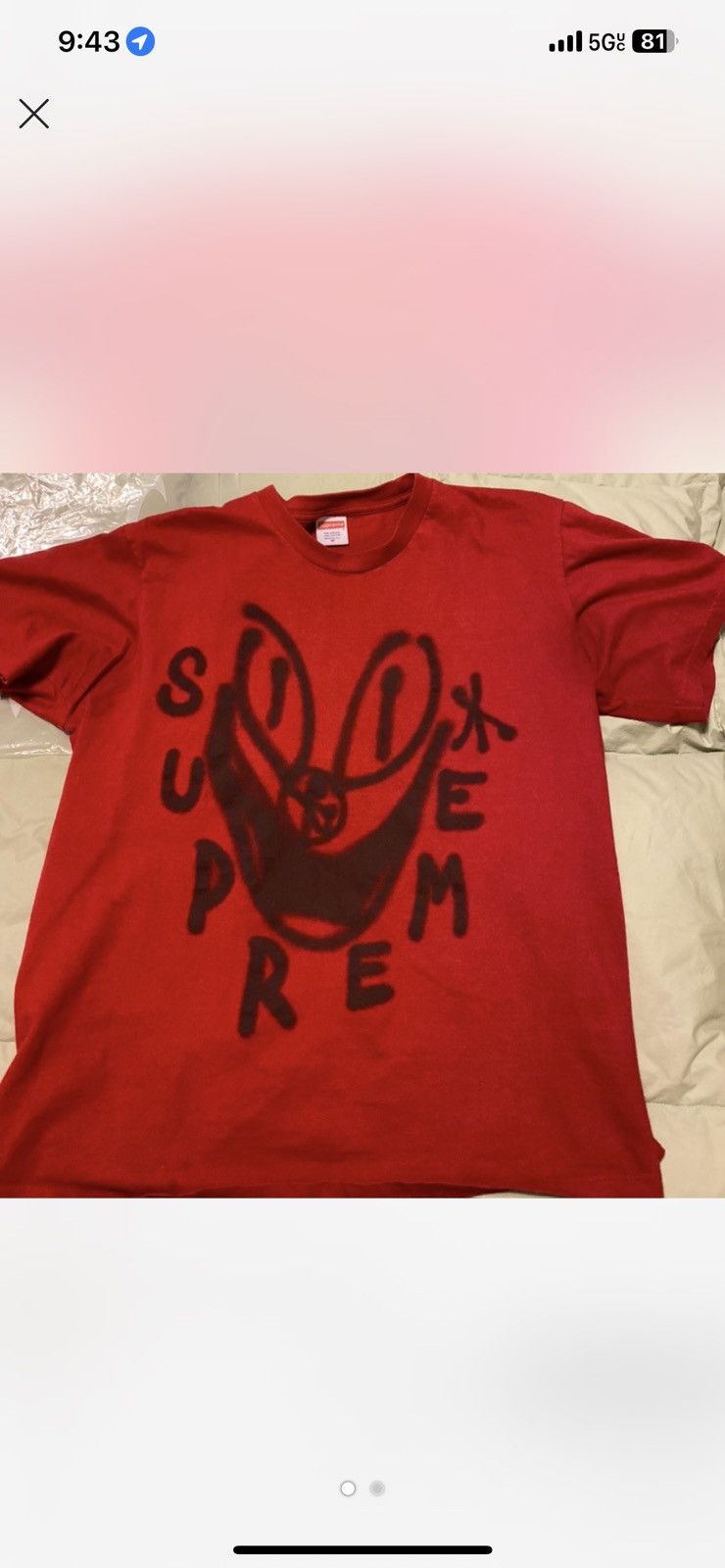 Supreme Supreme Tee Size Medium men’s Size US M / EU 48-50 / 2 - 1 Thumbnail