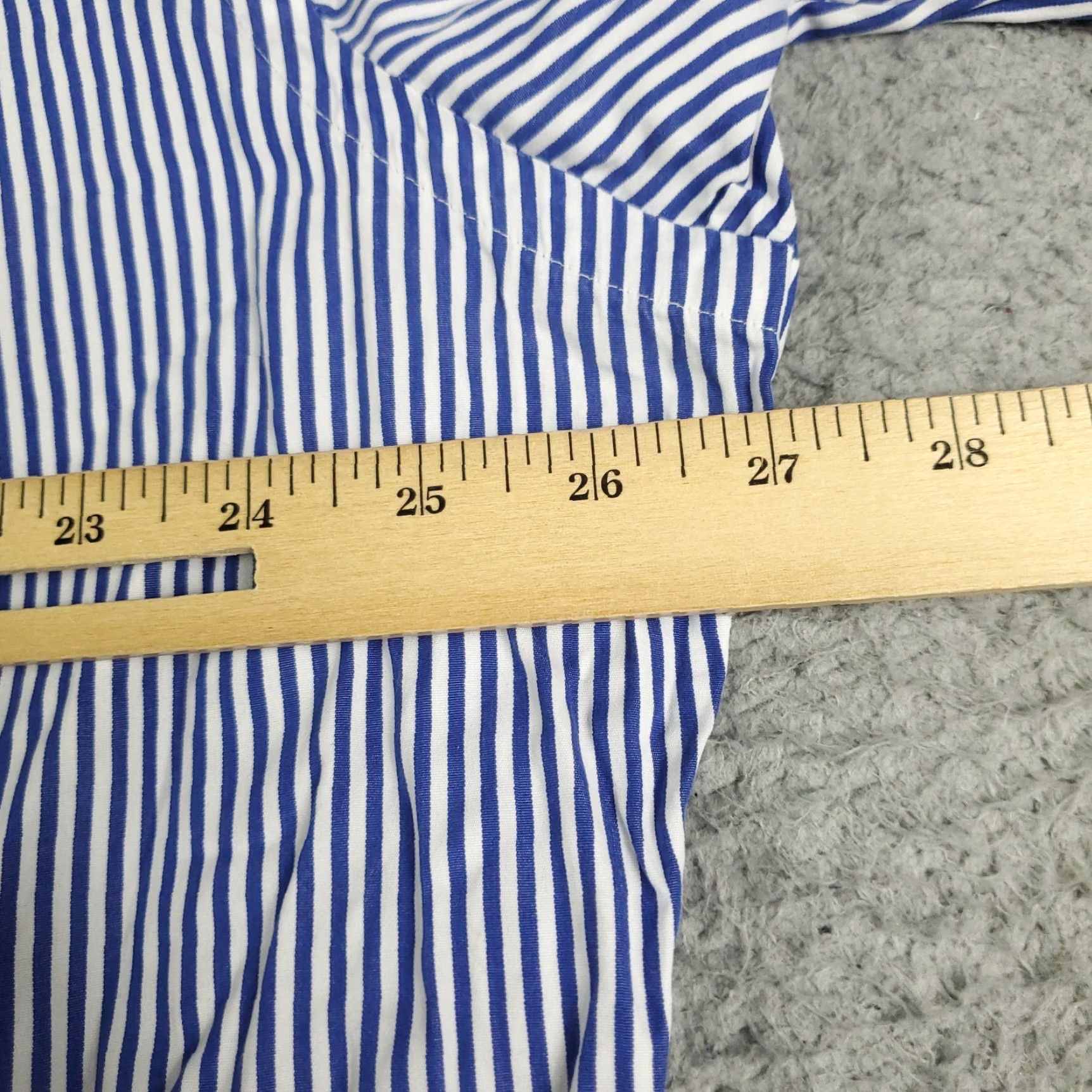 Ralph Lauren Ralph Lauren Shirt Mens 2XL Blue Striped Pony Classic Button-Up Long Sleeve Casual Workwear Size US XXL / EU 58 / 5 - 6 Thumbnail