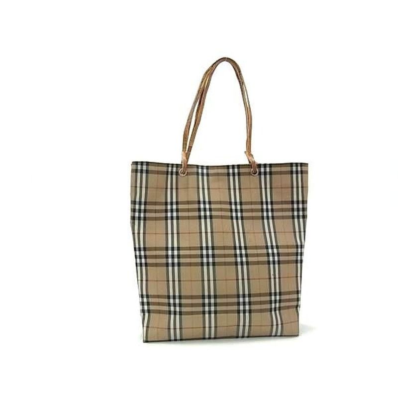 Burberry Nova Check Nylon Leather Shoulder Bag Estls-Br1 in Beige, Women's