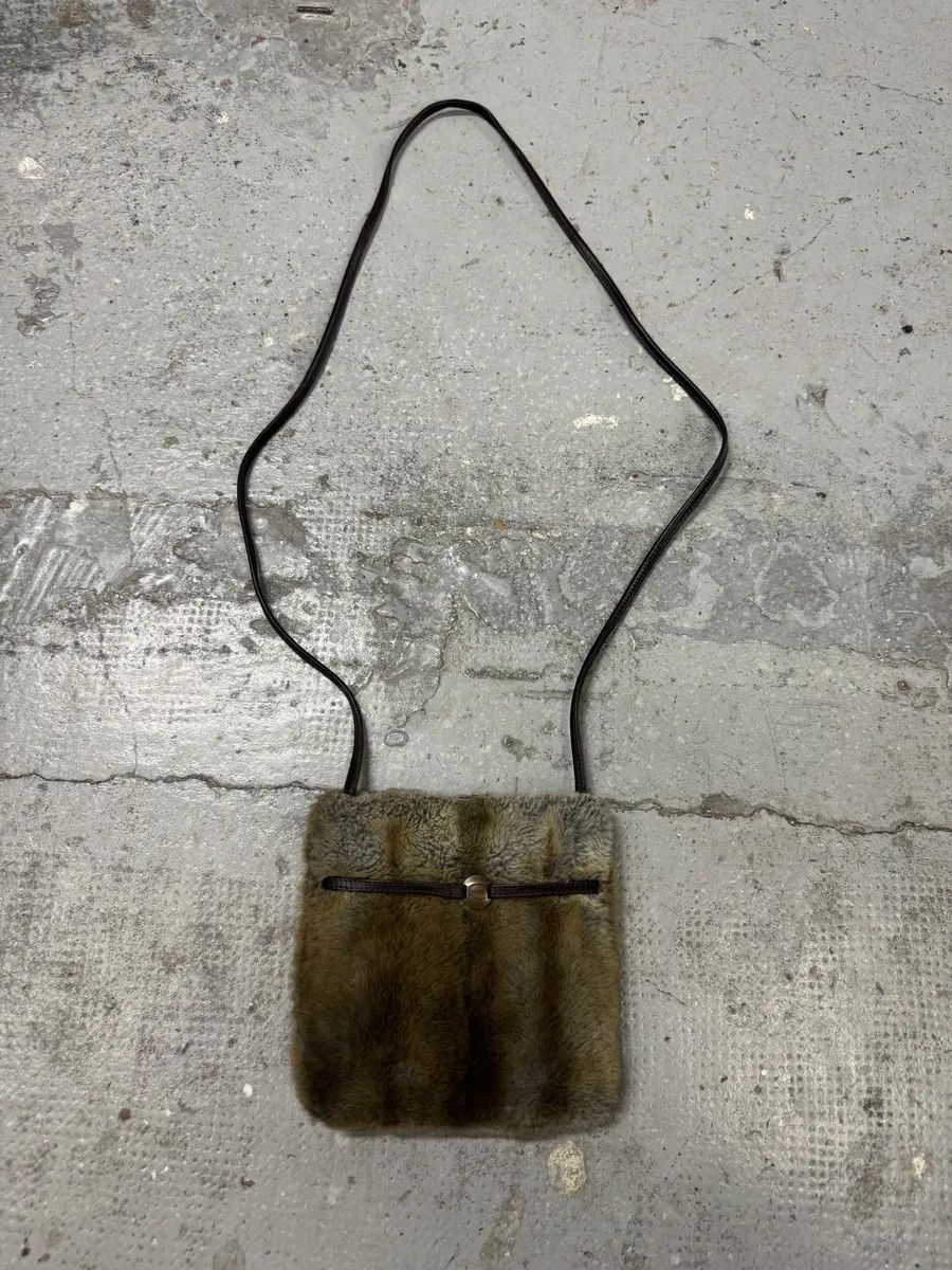Just Cavalli 2000s Cavalli Faux Fur Beige Effect Shoulder Bag Size ONE SIZE - 1 Thumbnail