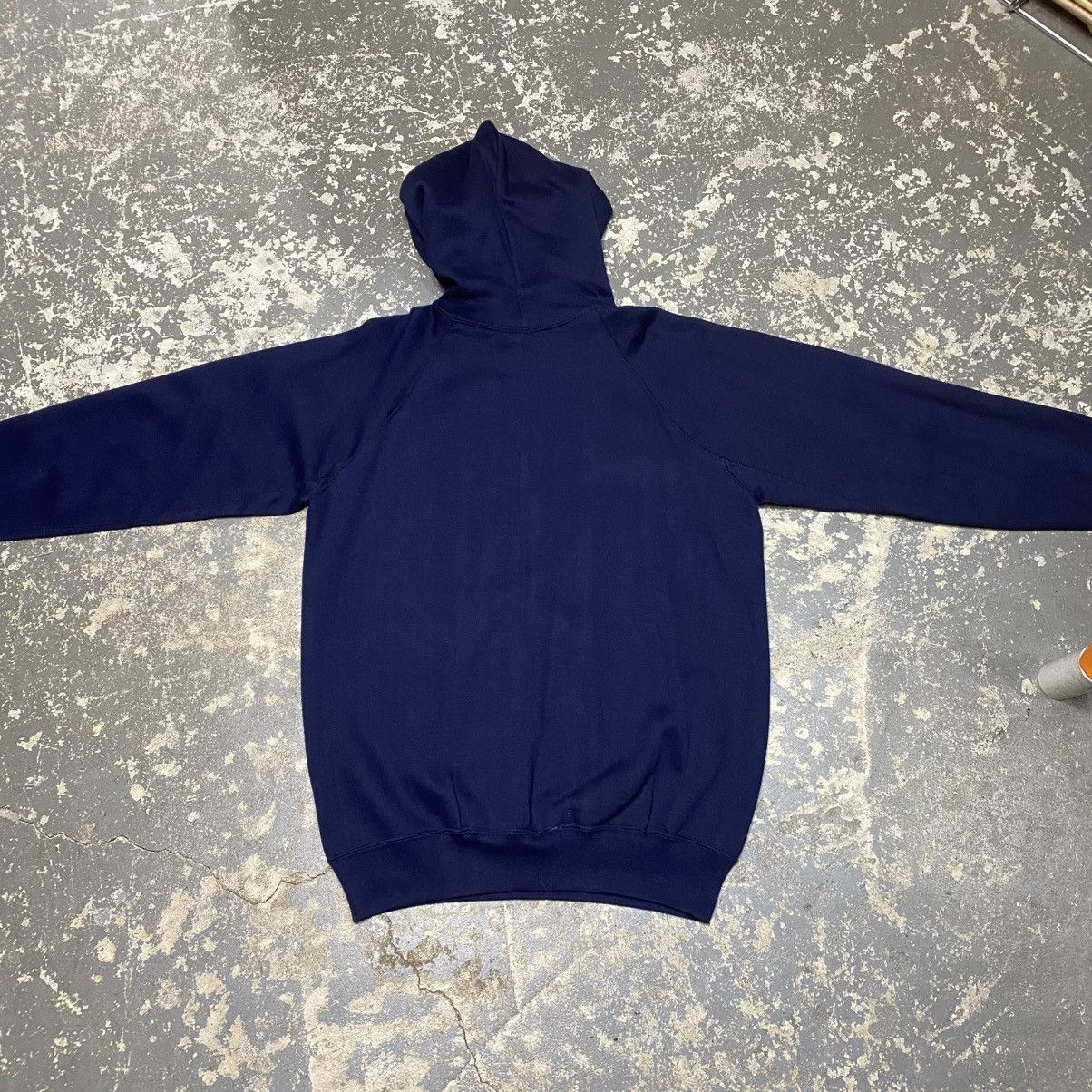 Japanese Brand × Original Montgomery × Vintage Vintage Montgomery Ward Blank Navy Gusset Hoodie Sweat 70s Size US L / EU 52-54 / 3 - 15 Thumbnail