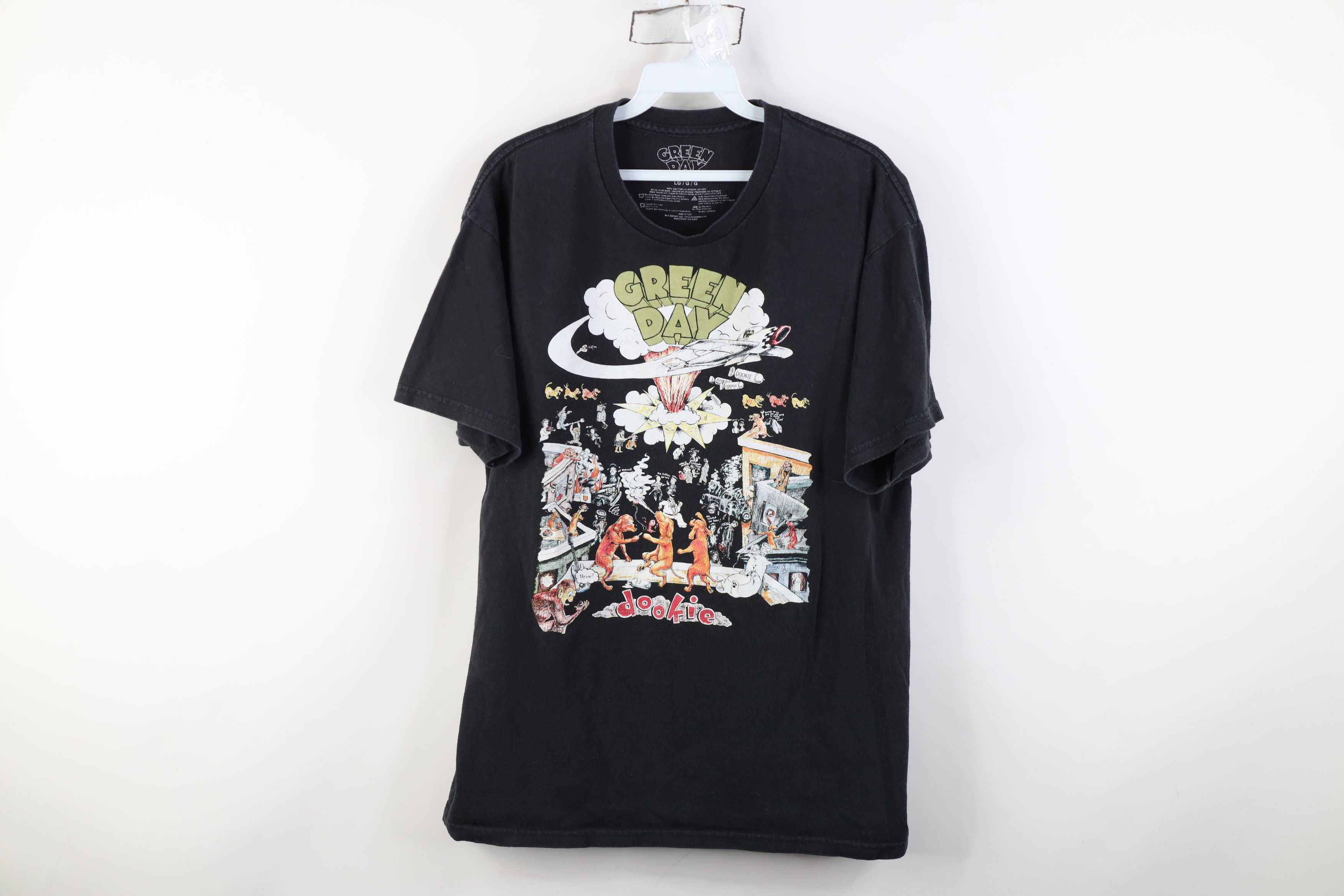 Vintage Vintage Y2K Dookie Green Day Band Short Sleeve T-Shirt Black Size US L / EU 52-54 / 3 - 1 Thumbnail