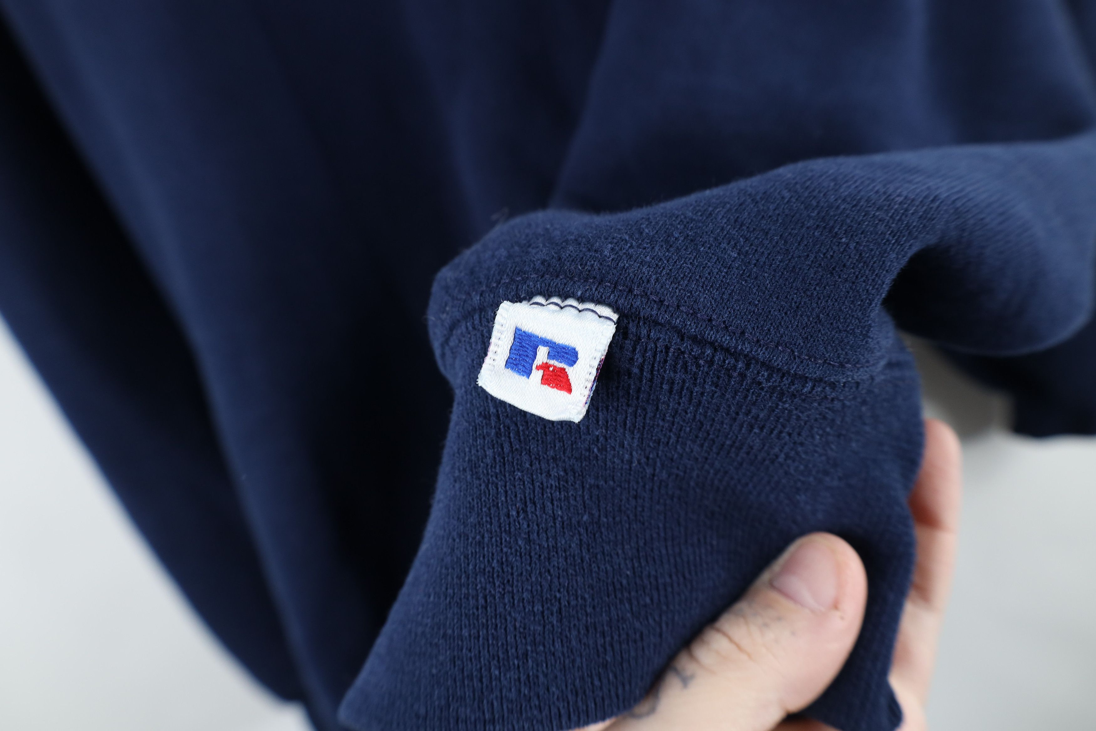 Russell Athletic × Vintage Vintage 90s Russell Athletic Crewneck Sweatshirt Blue USA Size US XL / EU 56 / 4 - 7 Thumbnail