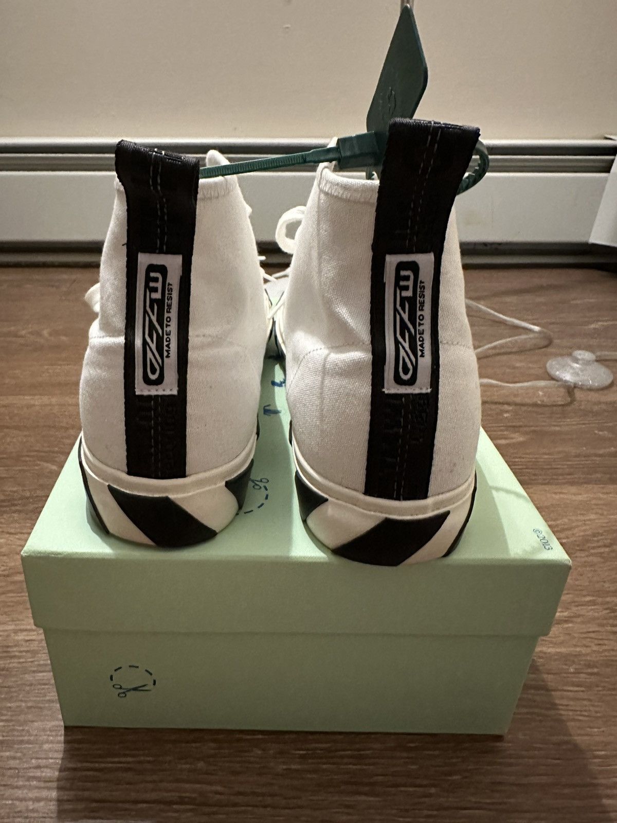 Off-White Off White Vulcanized Sneaker White Size US 14 / EU 47 - 3 Thumbnail