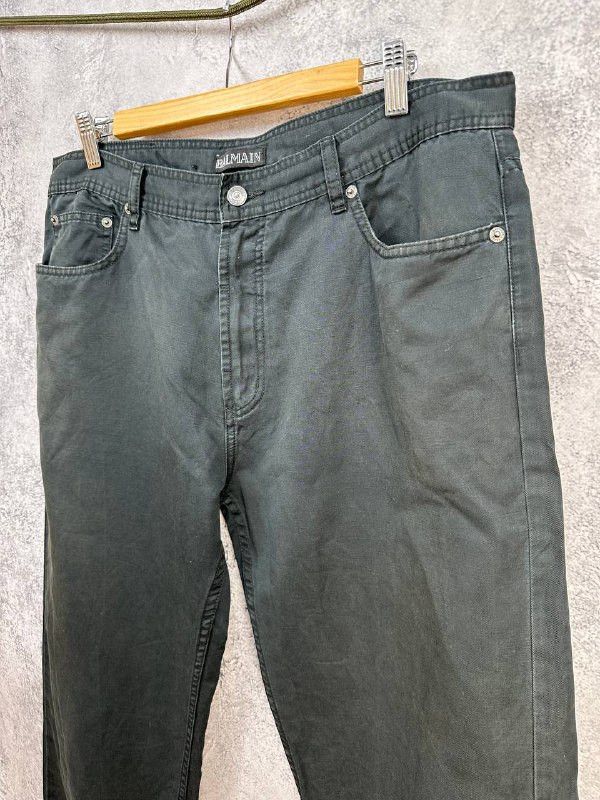 Balmain Balmain Paris Linen Blend Trousers Black Pants Regular Fit Size US 38 / EU 54 - 5 Thumbnail