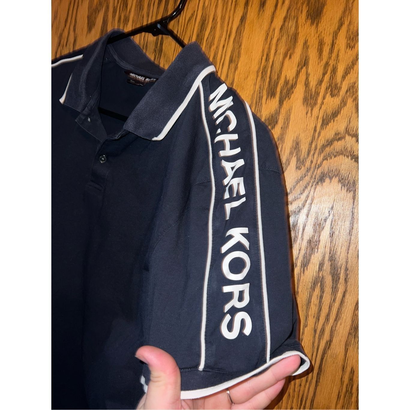 Michael Kors Michael Kors Black Polo Shirt Men’s Size Large Size US L / EU 52-54 / 3 - 5 Thumbnail