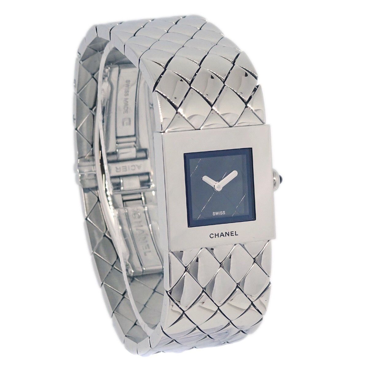 Chanel Chanel Matelasse Quartz Watch Stainless Steel Size ONE SIZE - 1 Thumbnail