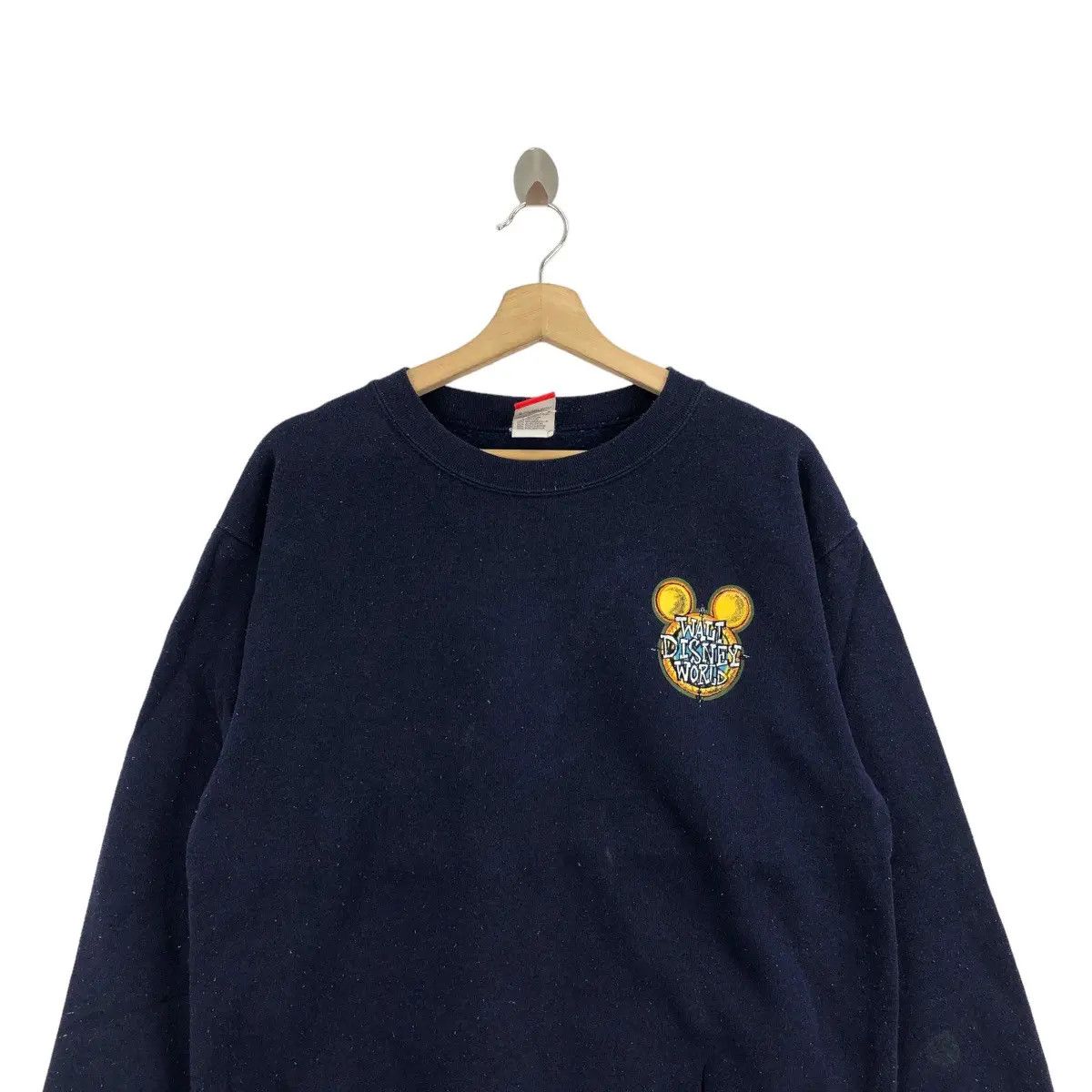 Disney Vtg 90’ WALT DISNEY WORLD Mickey Pluto Donald Sweatshirt Size L / US 10 / IT 46 - 2 Thumbnail
