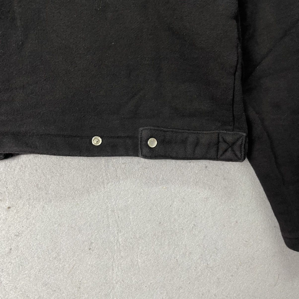 agnes b. Vintage Agnes b. Snap Button Cropped Cardigan Jacket Black Size M / US 6-8 / IT 42-44 - 7 Thumbnail