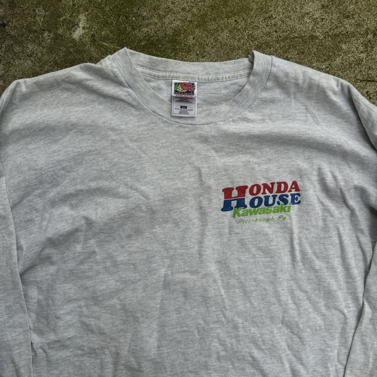 Vintage Honda House Kawasaki Bikes Faded Moto Shirt ERD Biker WCC Size US XXL / EU 58 / 5 - 5 Thumbnail